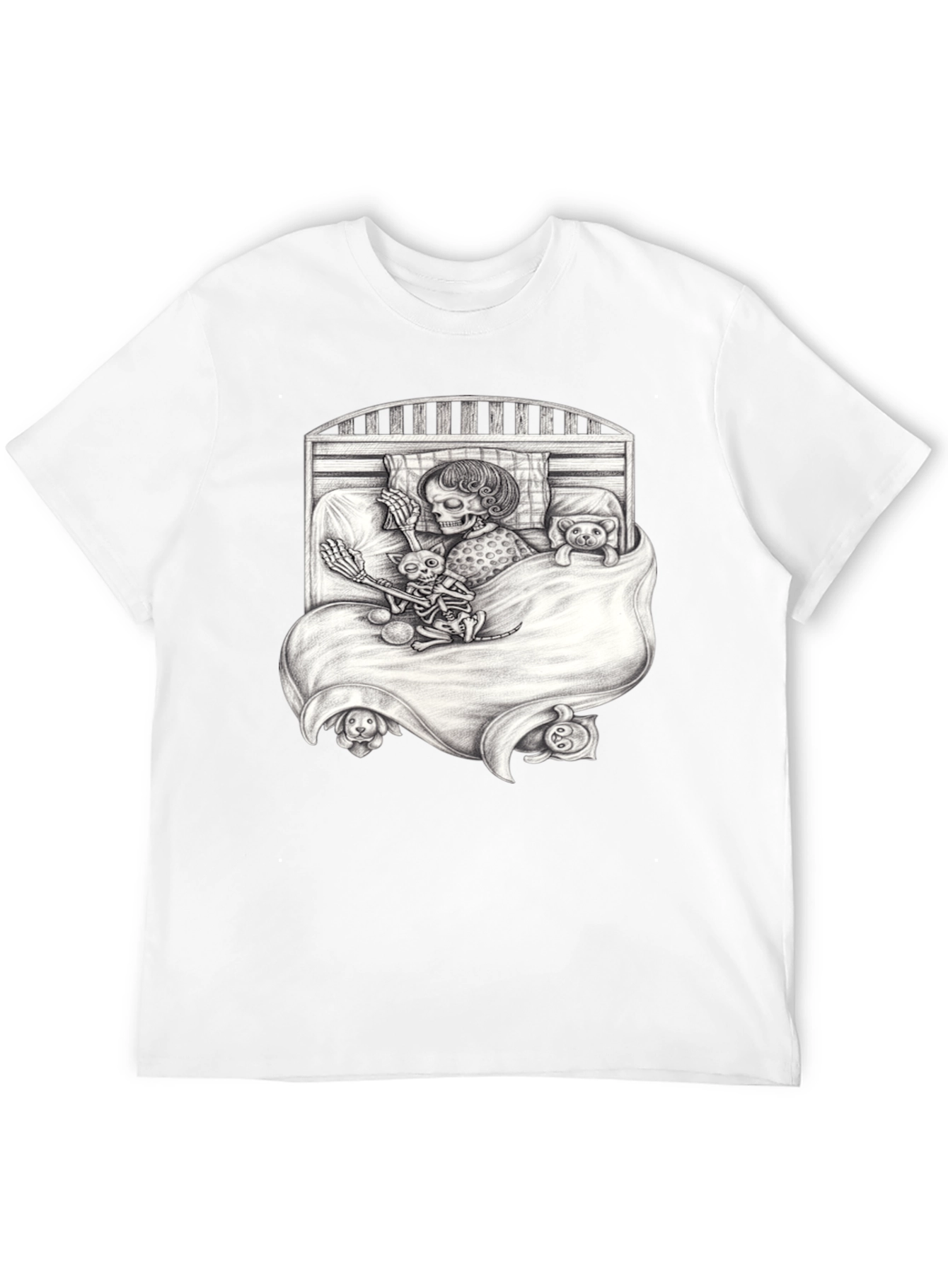 Skeleton Bedtime Story T-Shirt