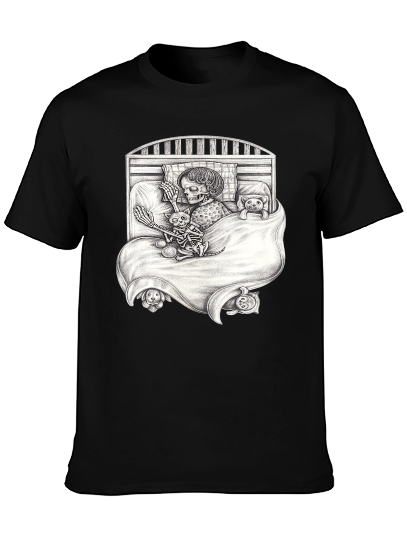 Skeleton Bedtime Story T-Shirt