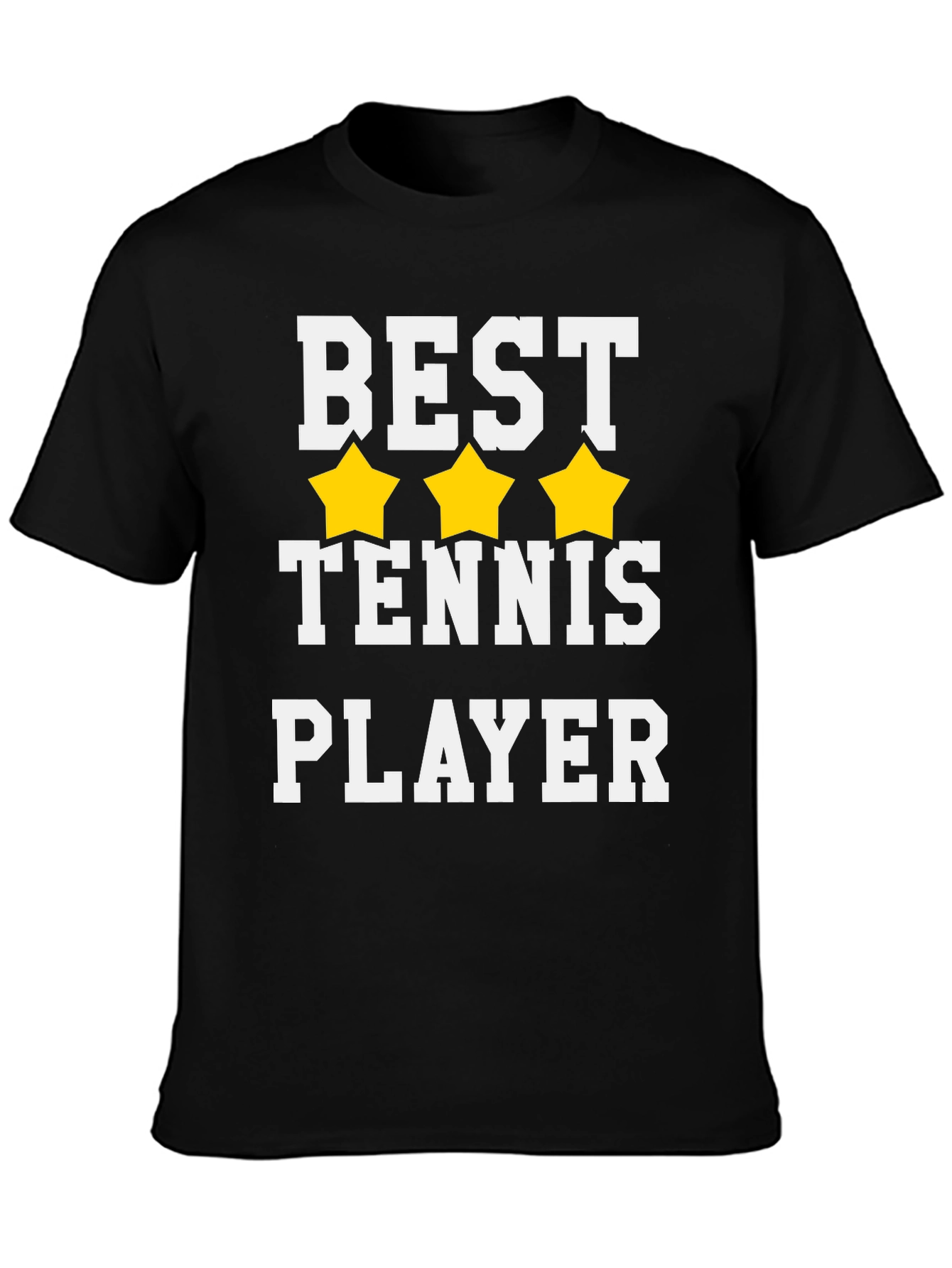 Best Tennis Player T-Shirt - Black