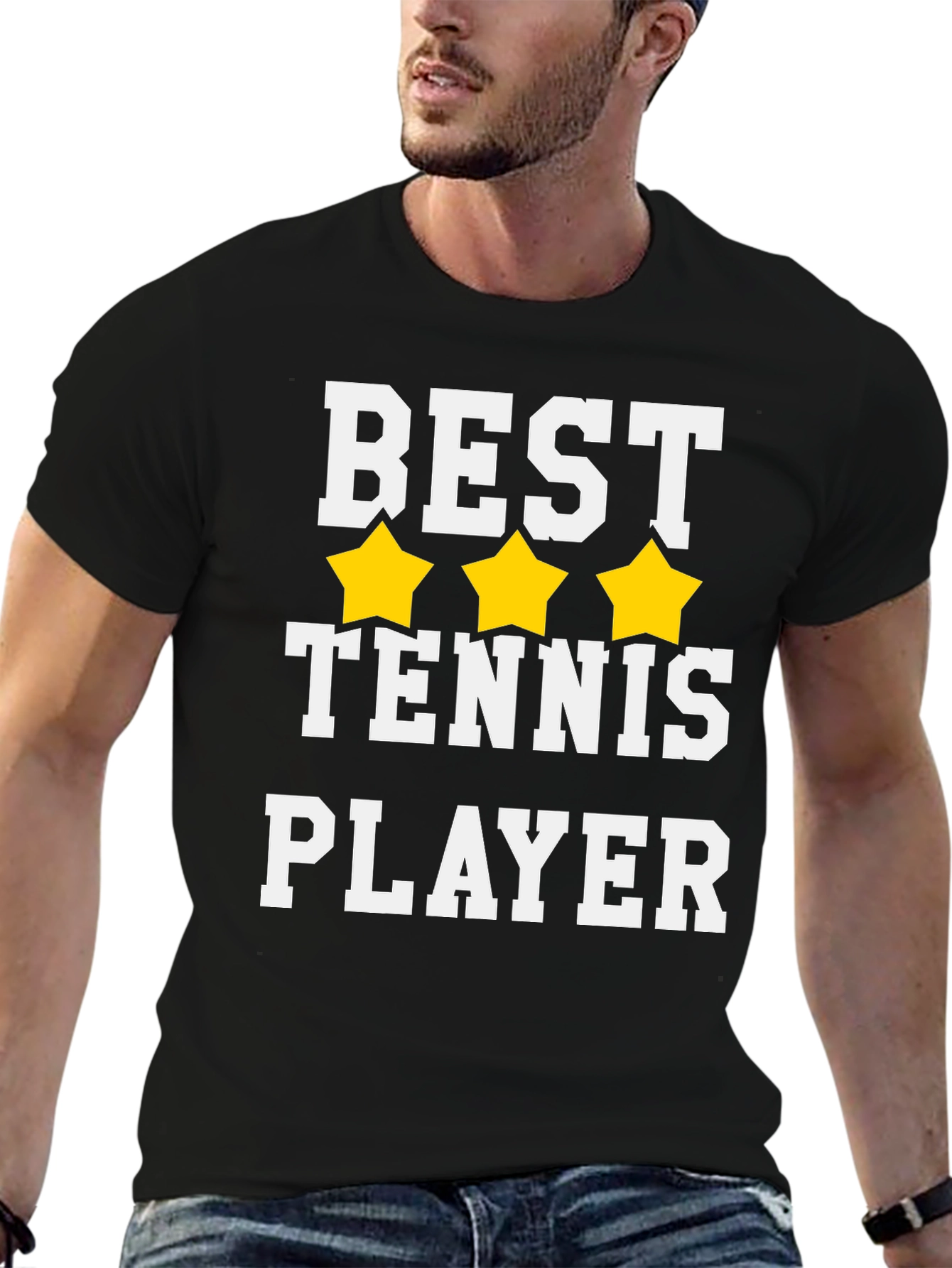 Best Tennis Player T-Shirt - Black