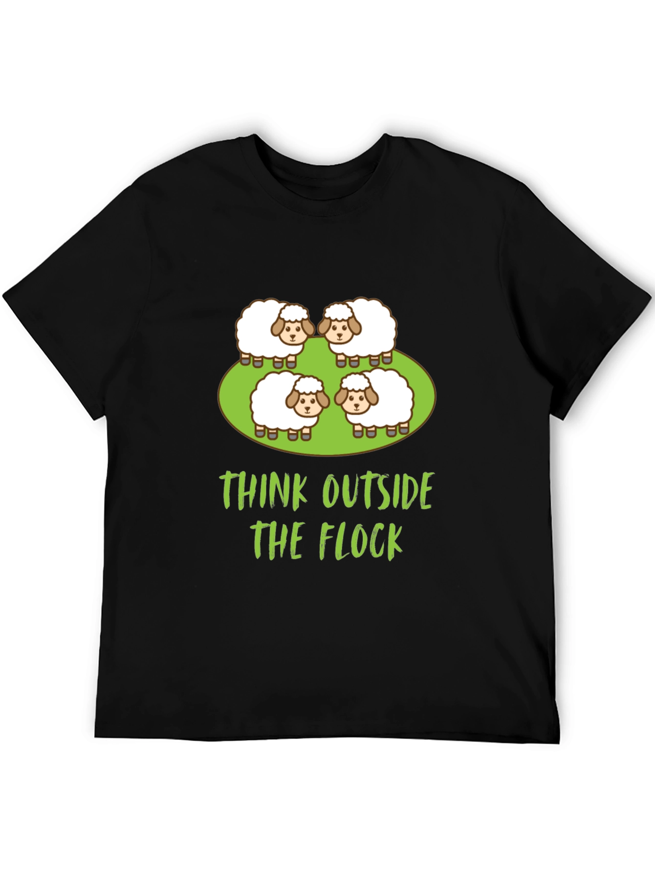 Think Outside the Flock T-Shirt - Sheep Graphic Tee