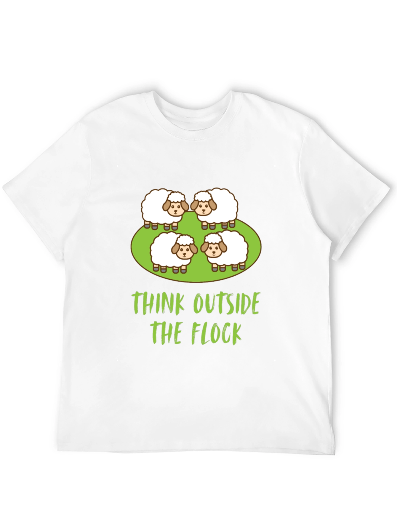 Think Outside the Flock T-Shirt - Sheep Graphic Tee