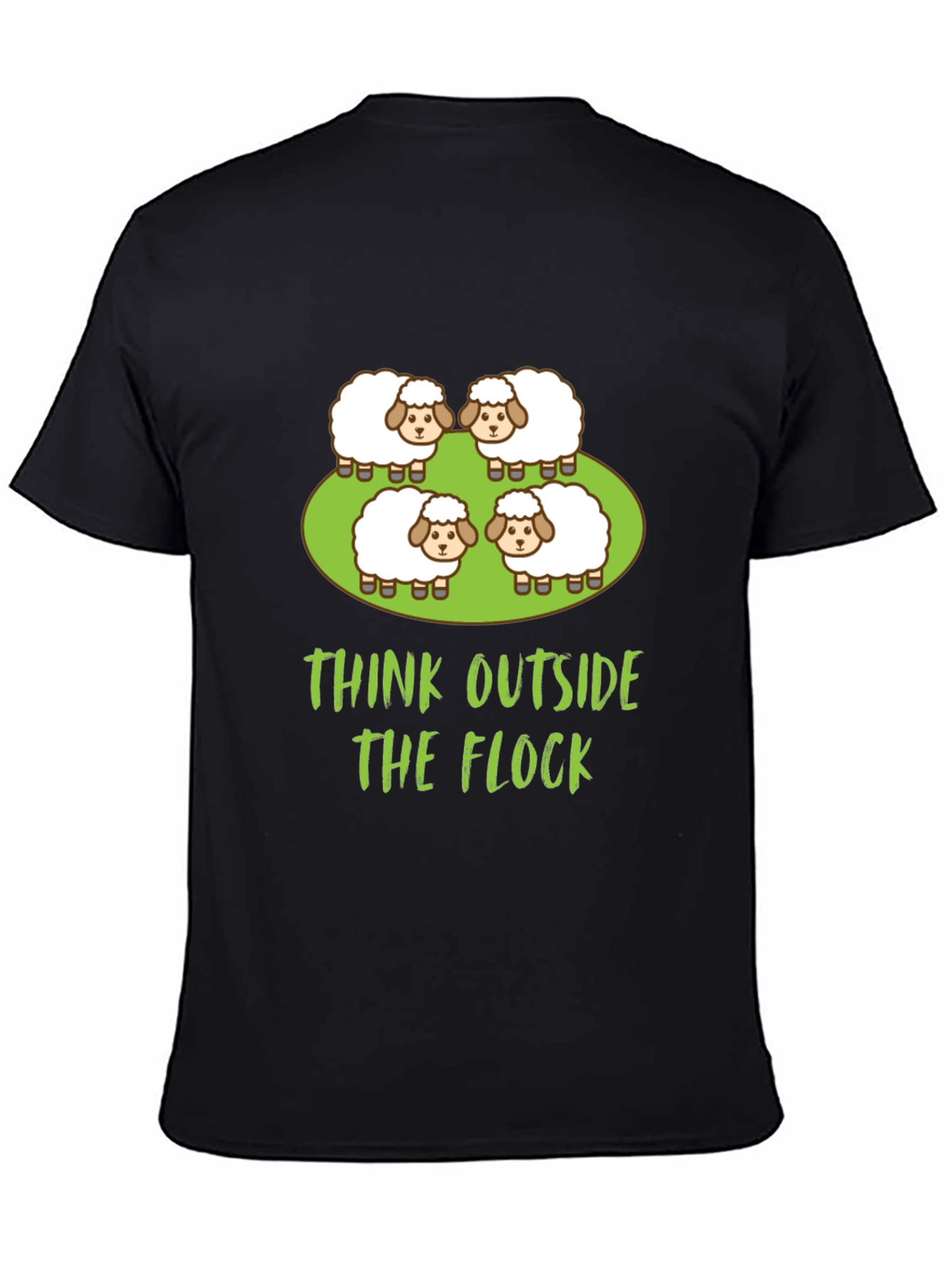Think Outside the Flock T-Shirt - Sheep Graphic Tee
