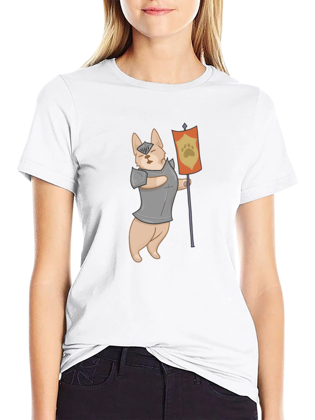 Knight Dog T-Shirt - Medieval Pet Warrior Tee