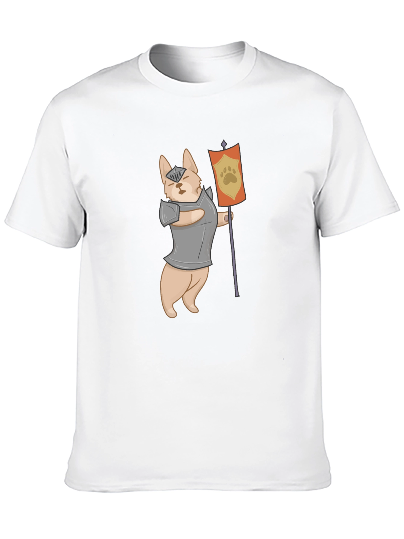 Knight Dog T-Shirt - Medieval Pet Warrior Tee