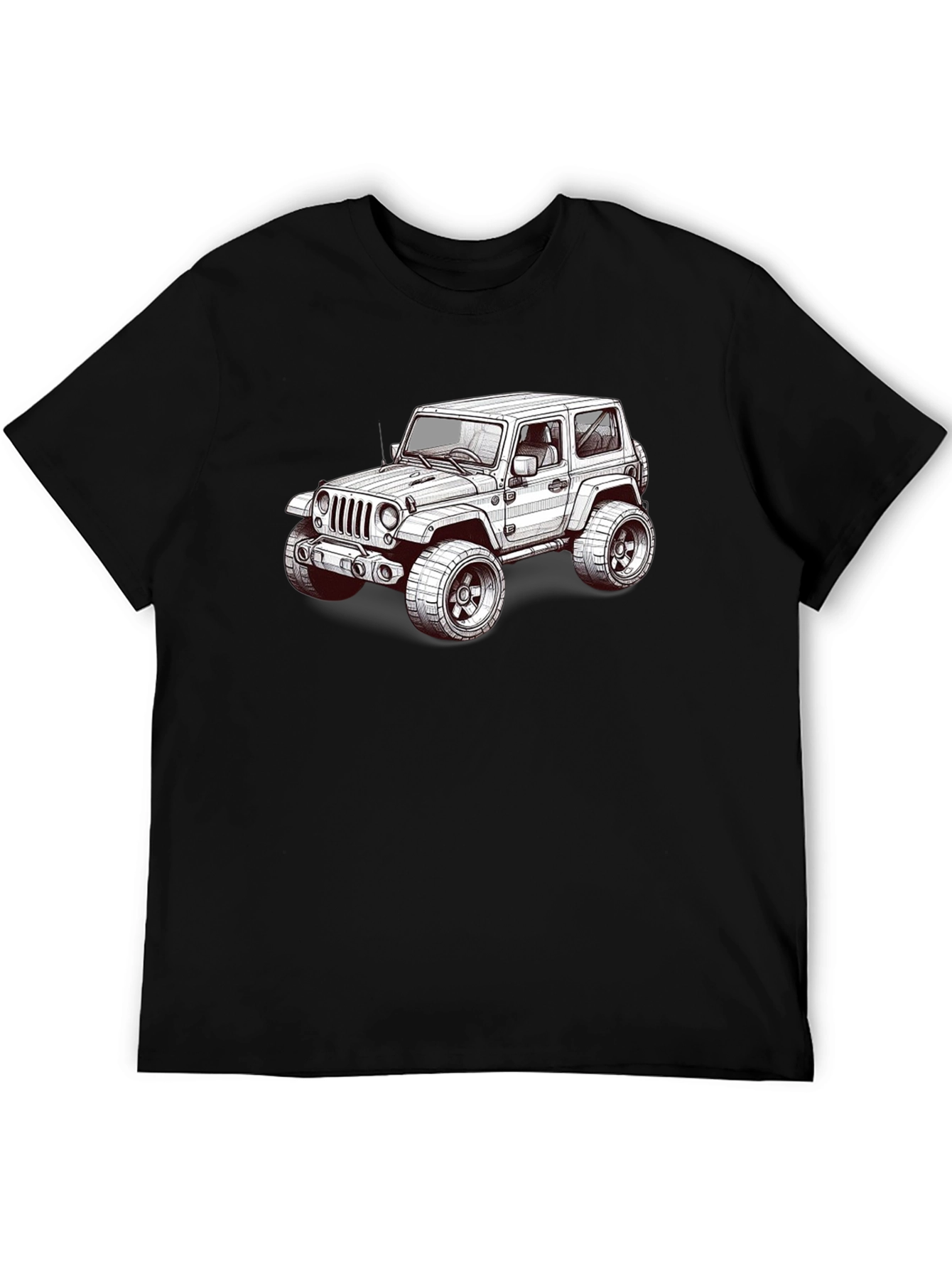 Jeep Graphic T-Shirt - Black Short Sleeve Tee
