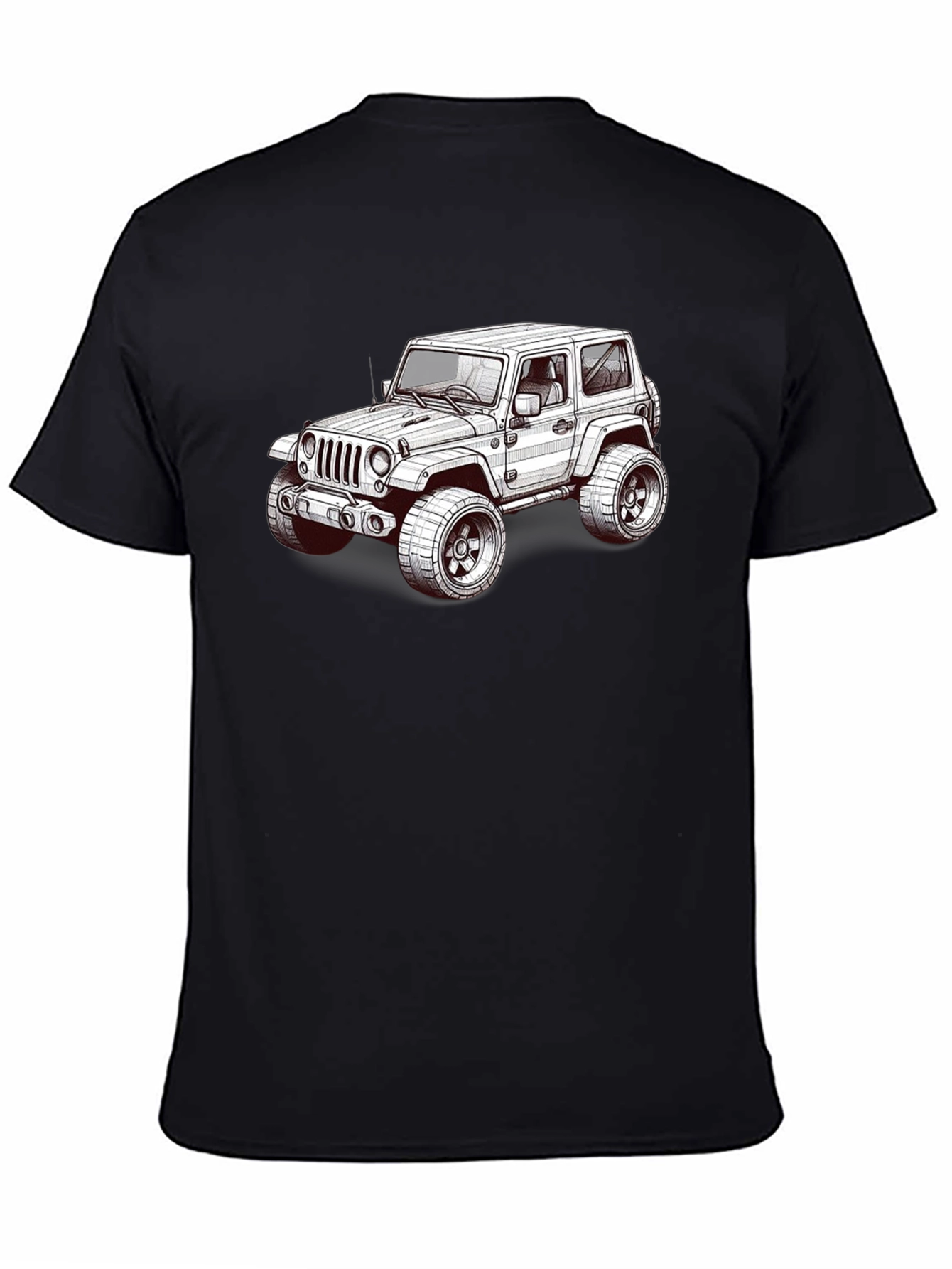 Jeep Graphic T-Shirt - Black Short Sleeve Tee