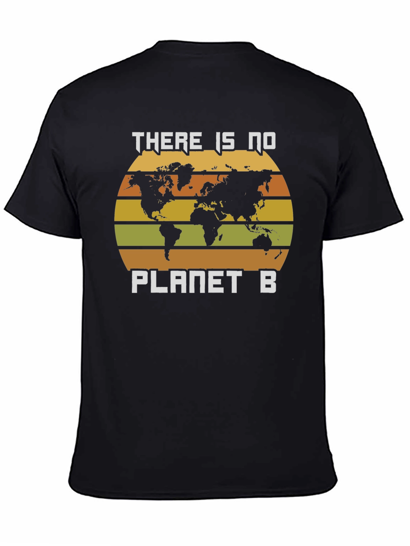 No Planet B Earth Map Graphic T-Shirt