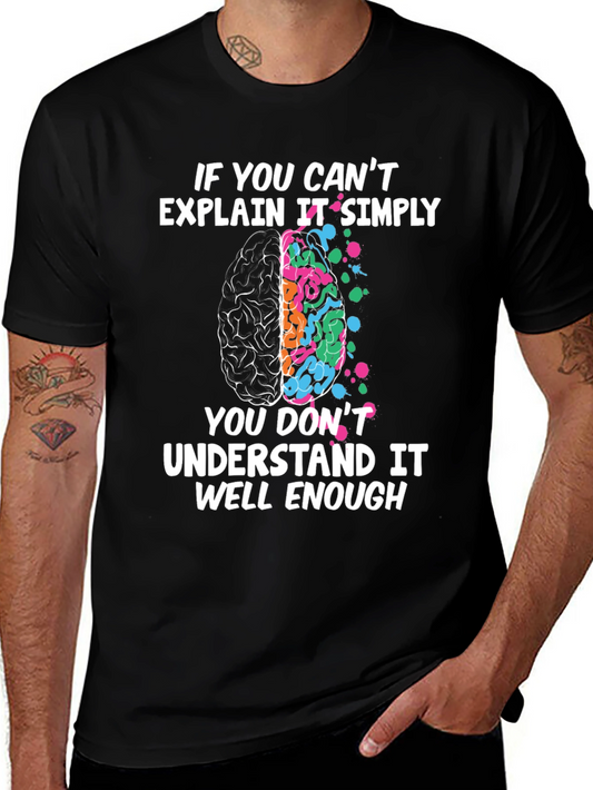 Explain It Simply Brain T-Shirt