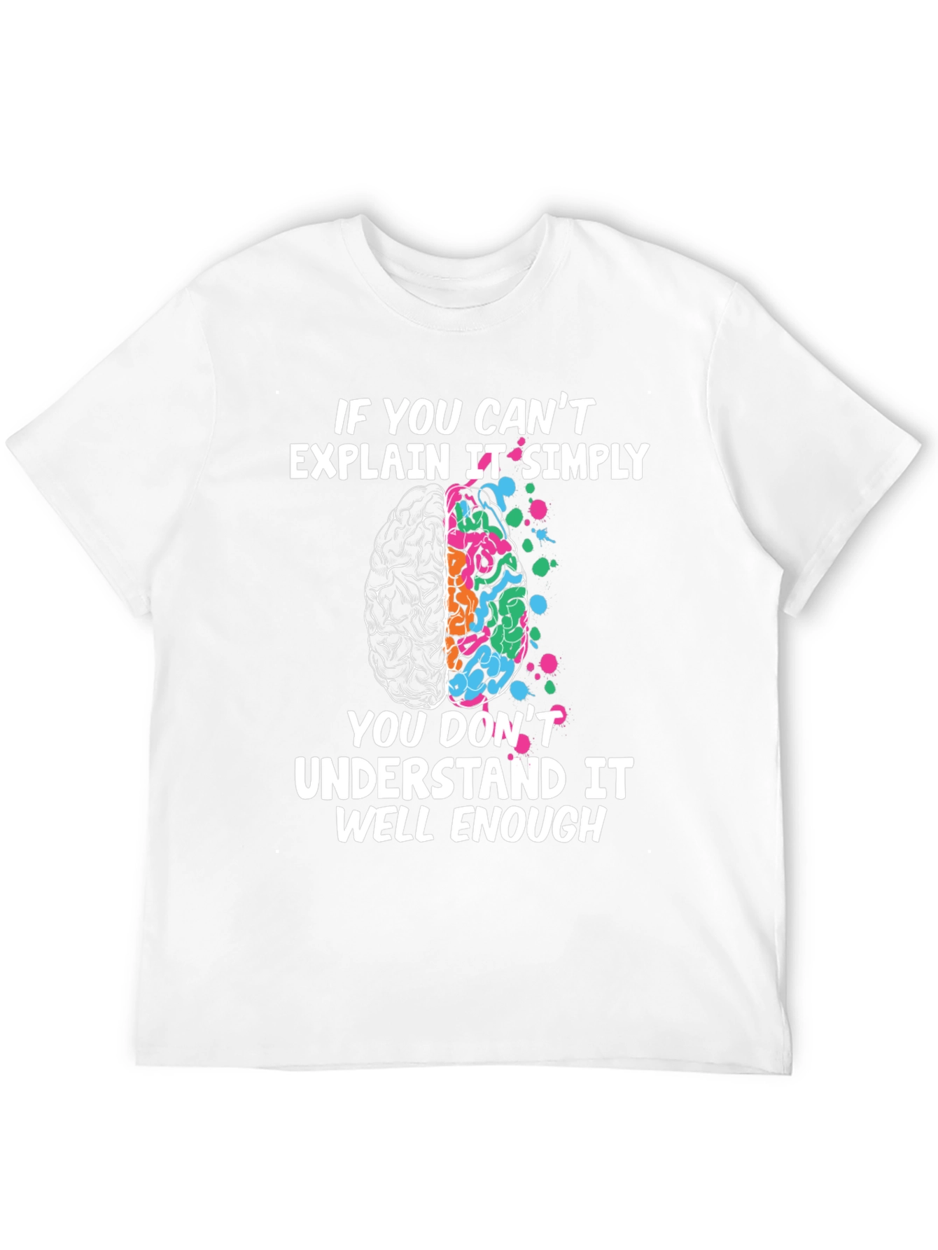 Explain It Simply Brain T-Shirt