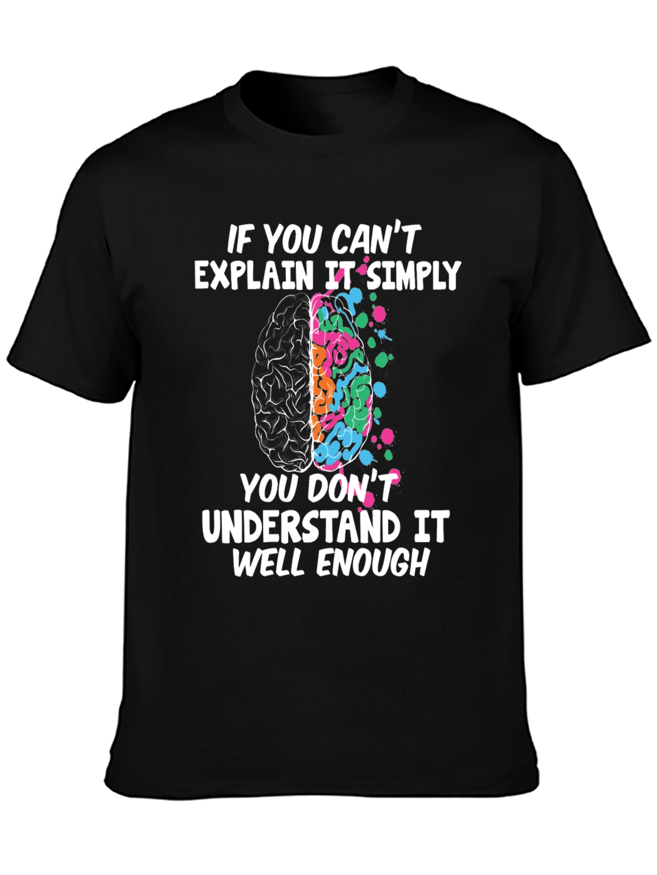 Explain It Simply Brain T-Shirt
