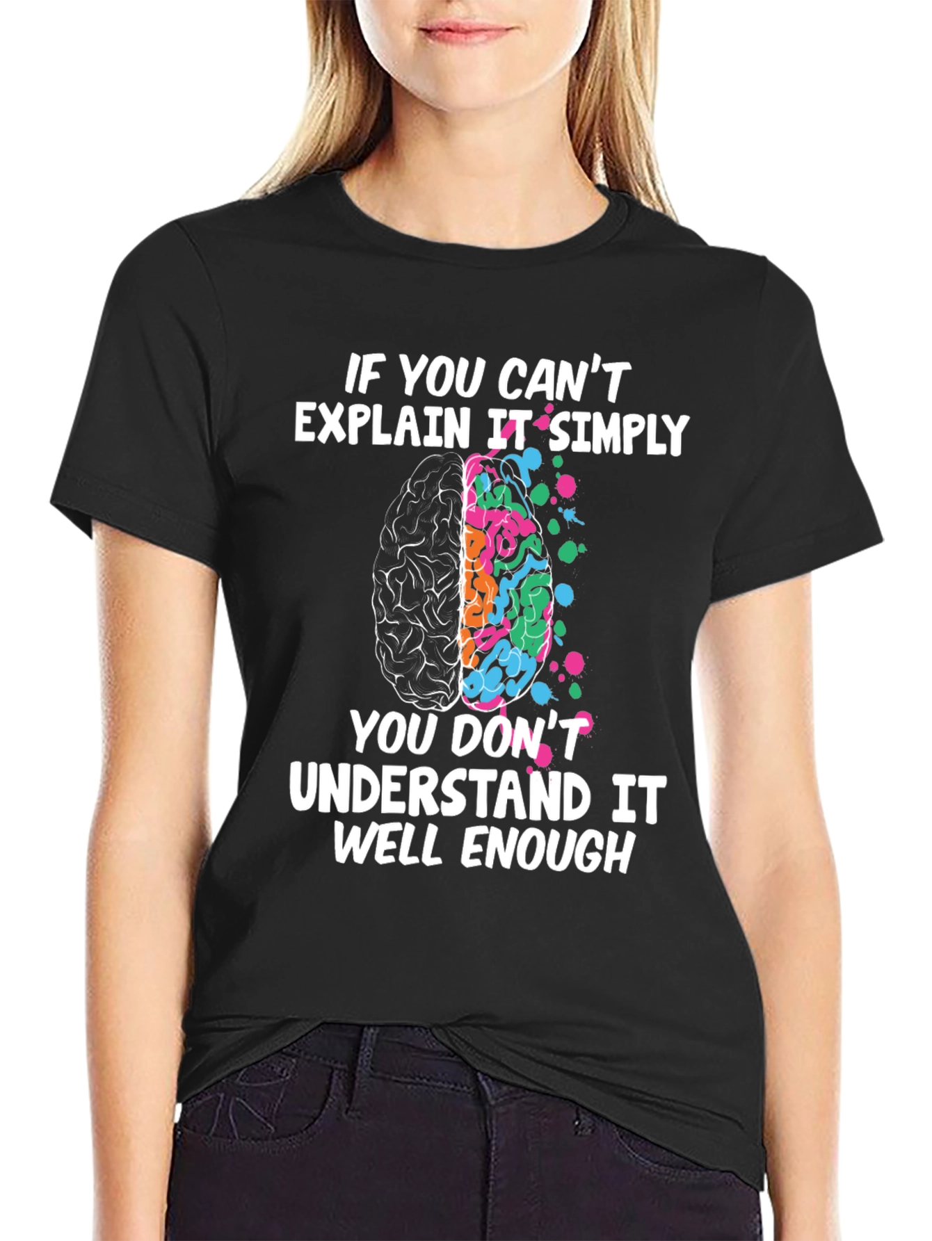 Explain It Simply Brain T-Shirt