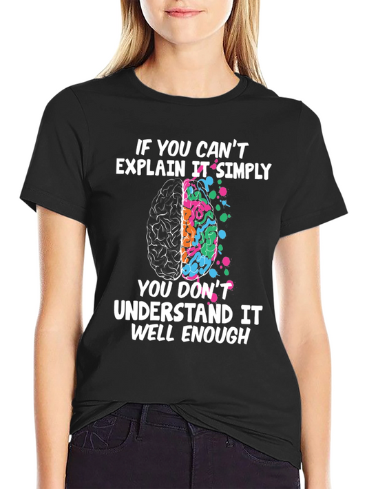 Explain It Simply Brain T-Shirt
