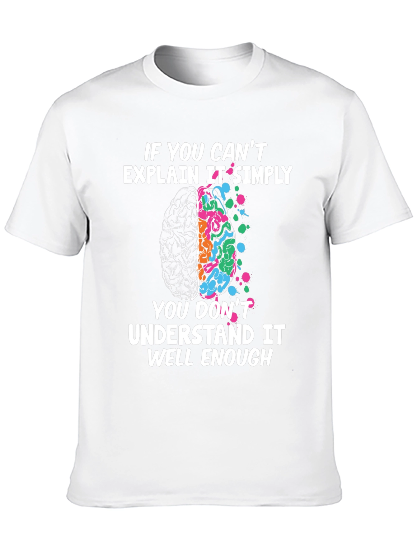 Explain It Simply Brain T-Shirt