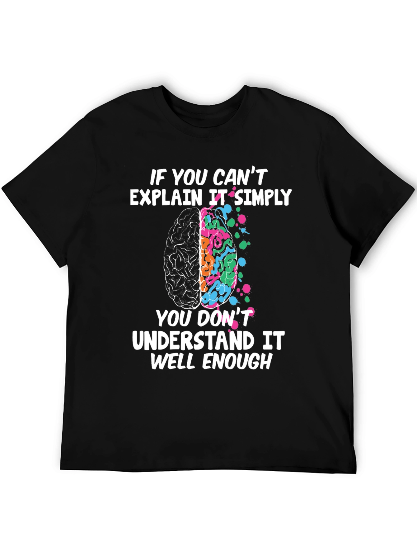 Explain It Simply Brain T-Shirt