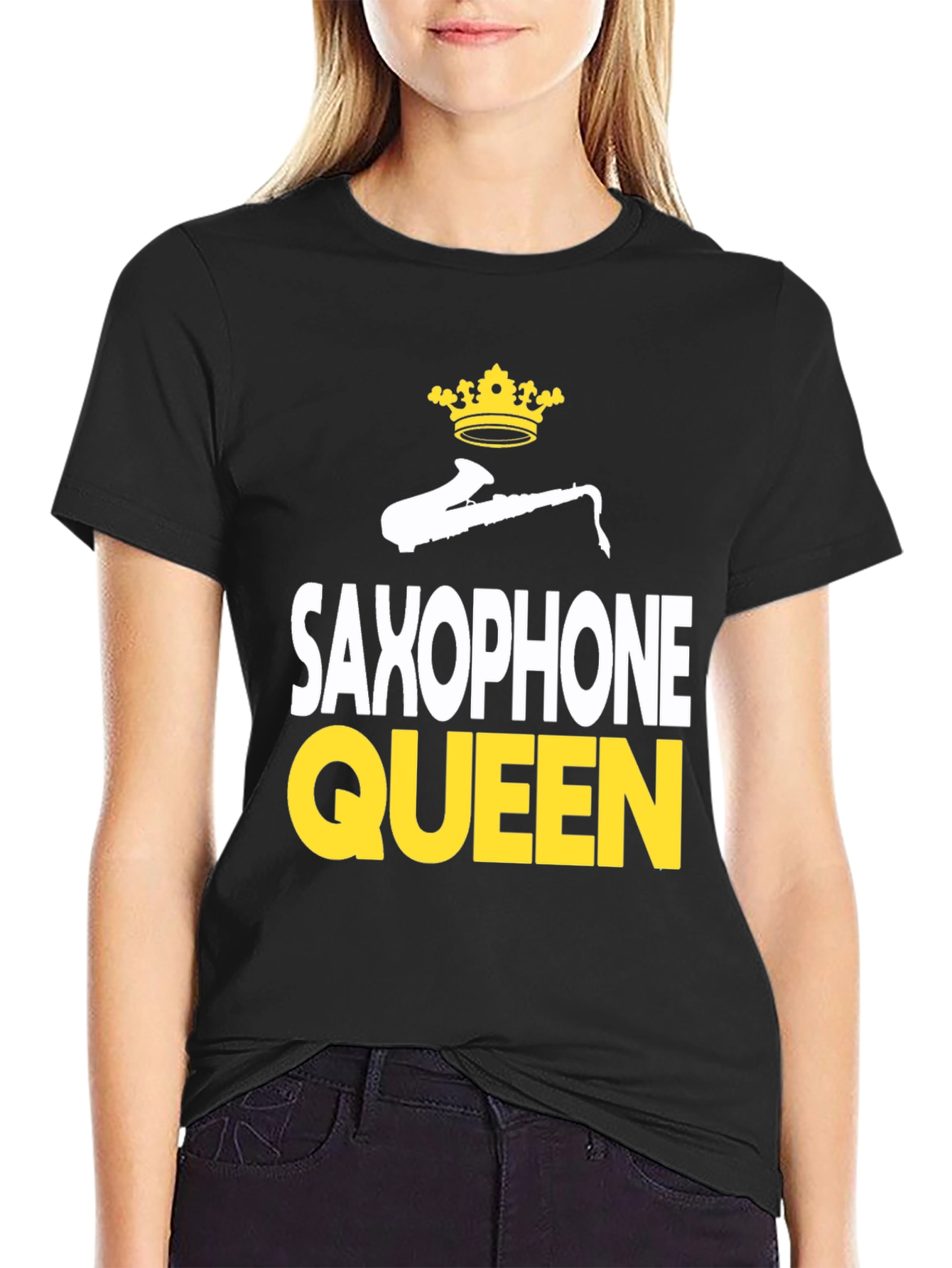 Saxophone Queen Graphic T-Shirt