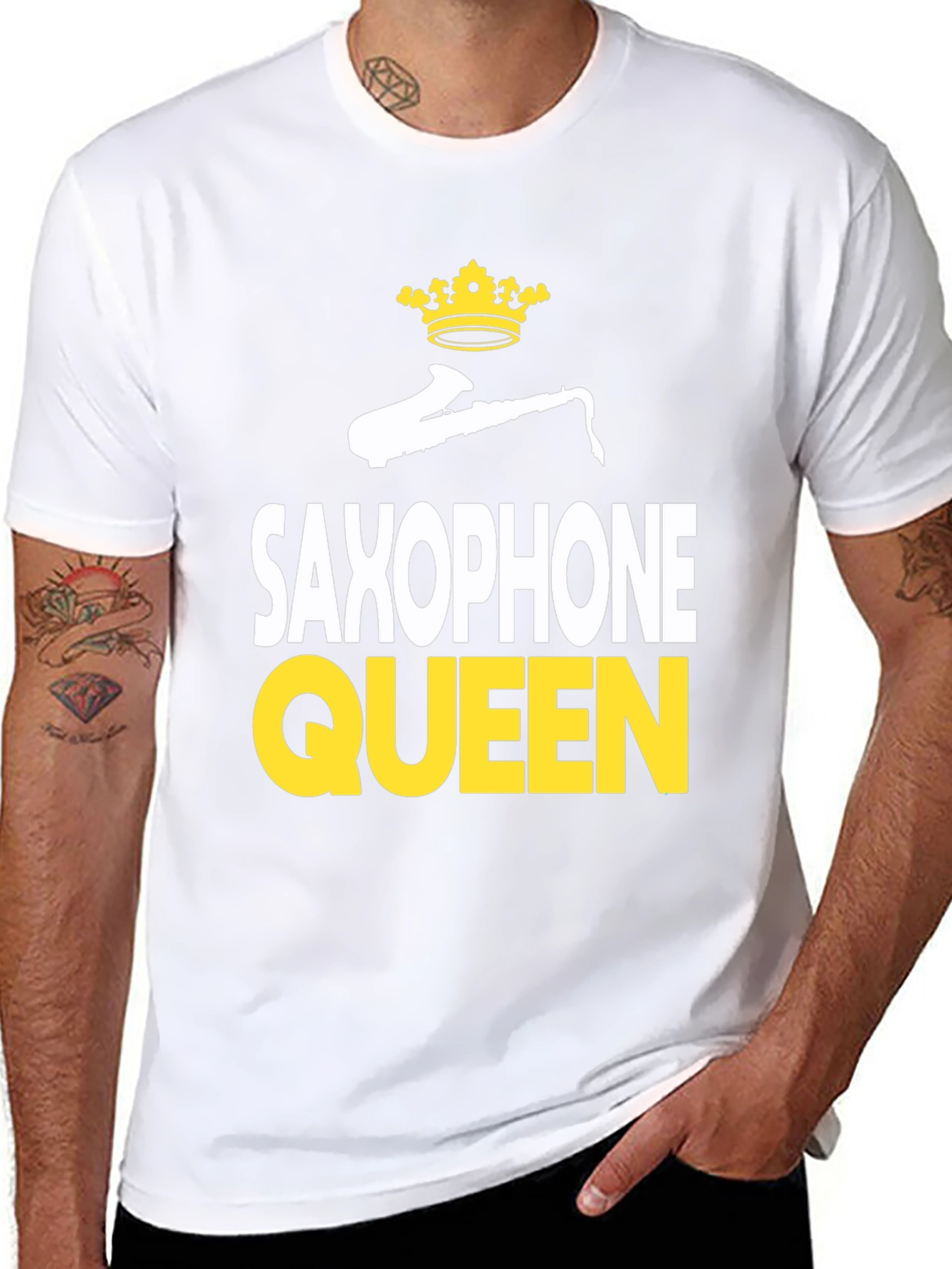 Saxophone Queen Graphic T-Shirt