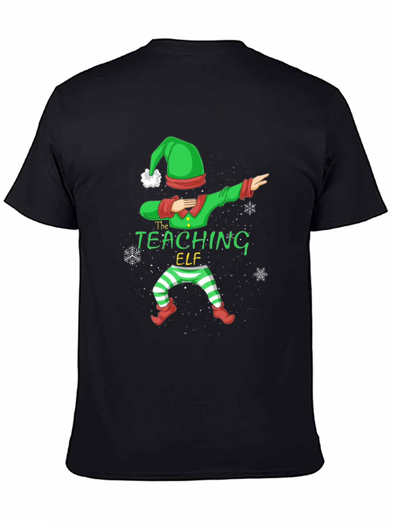 The Teaching Elf Dabbing Graphic T-Shirt