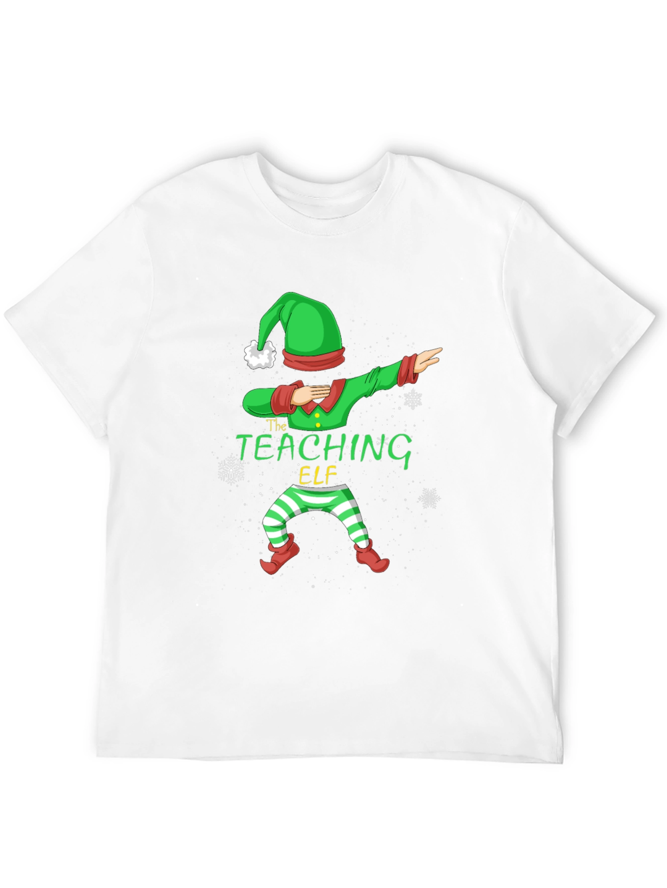 The Teaching Elf Dabbing Graphic T-Shirt