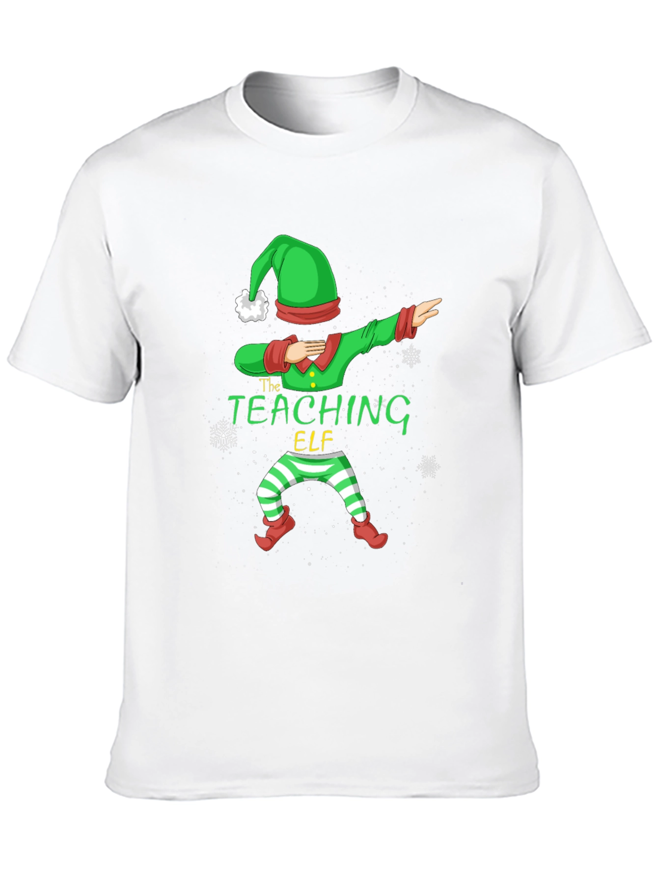 The Teaching Elf Dabbing Graphic T-Shirt