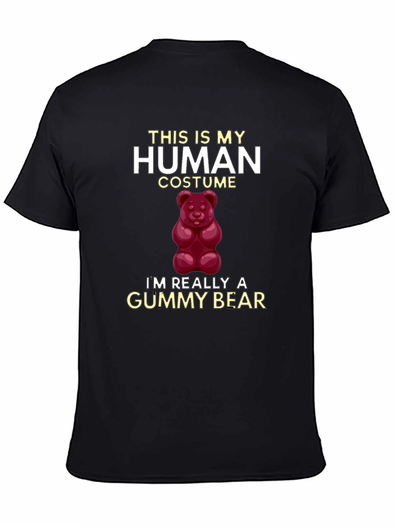 Human Costume Gummy Bear Graphic T-Shirt