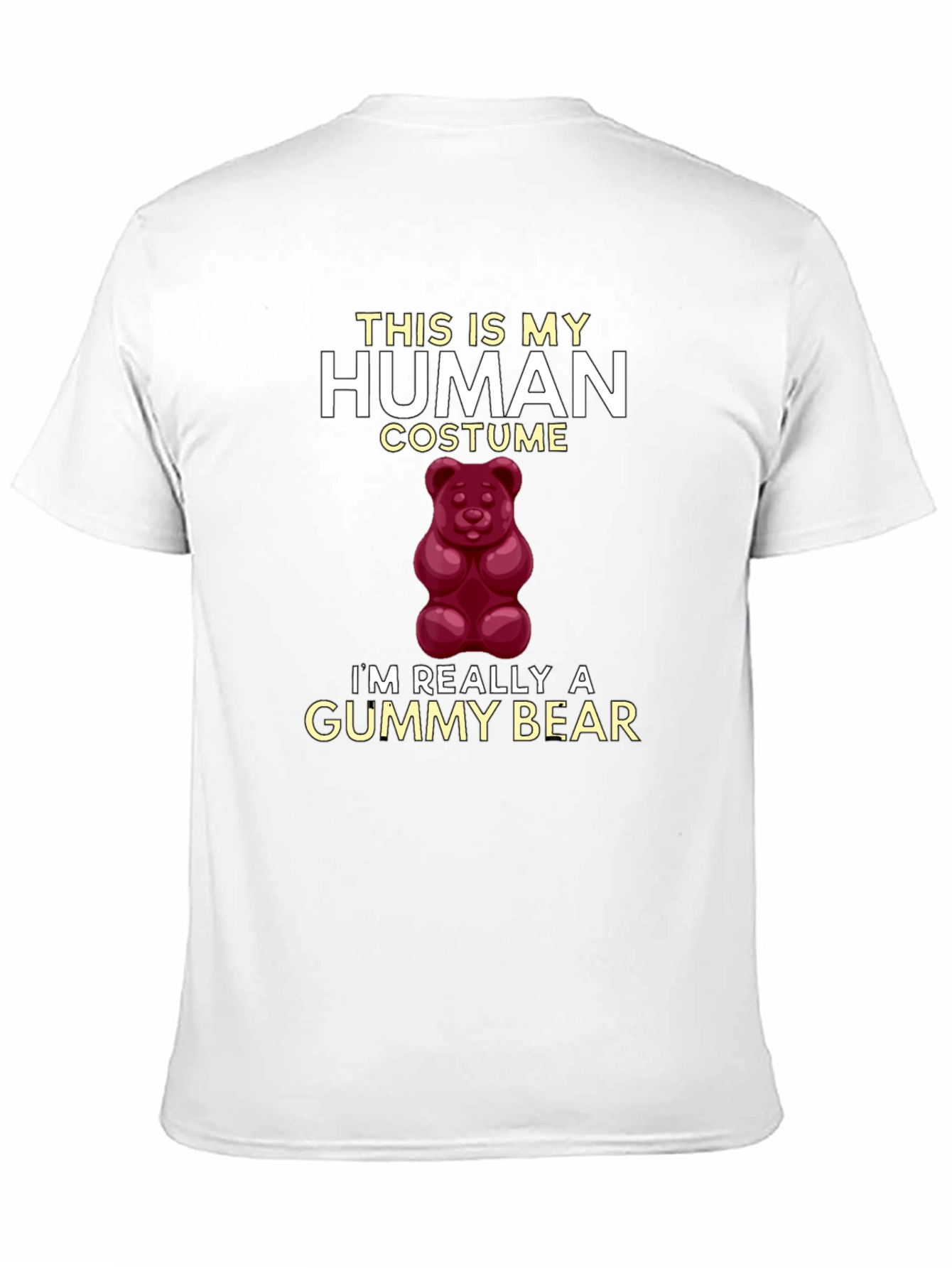 Human Costume Gummy Bear Graphic T-Shirt
