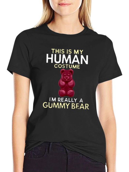 Human Costume Gummy Bear Graphic T-Shirt