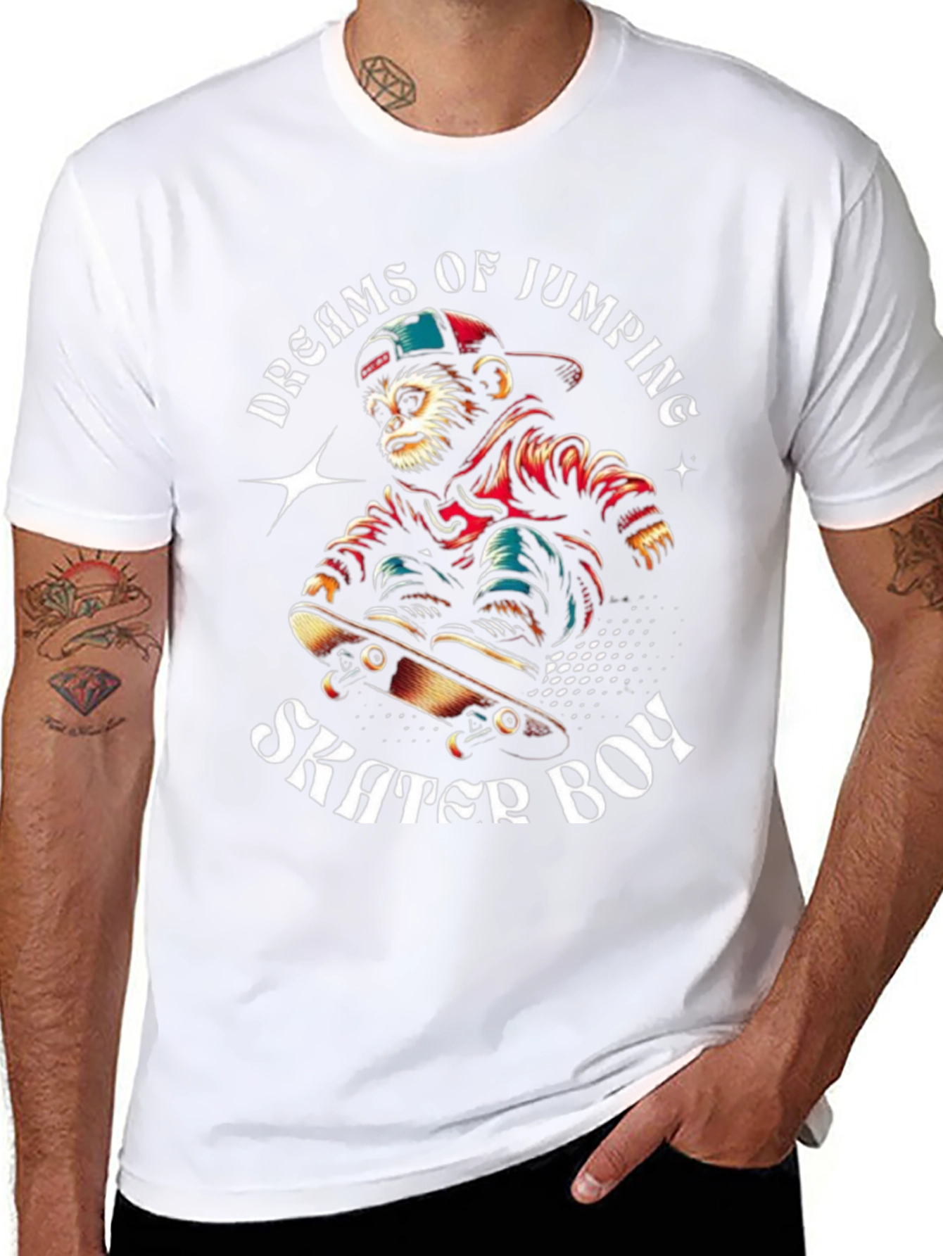 Dreams of Jumping Skater Boy T-Shirt