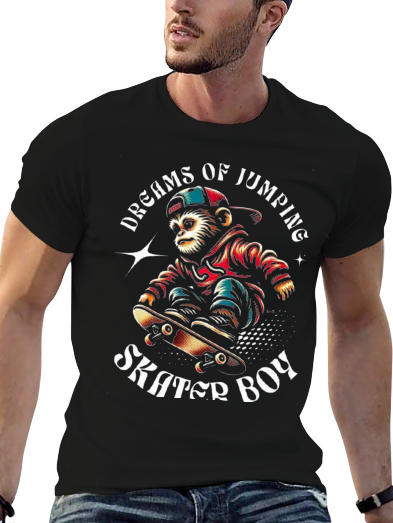 Dreams of Jumping Skater Boy T-Shirt