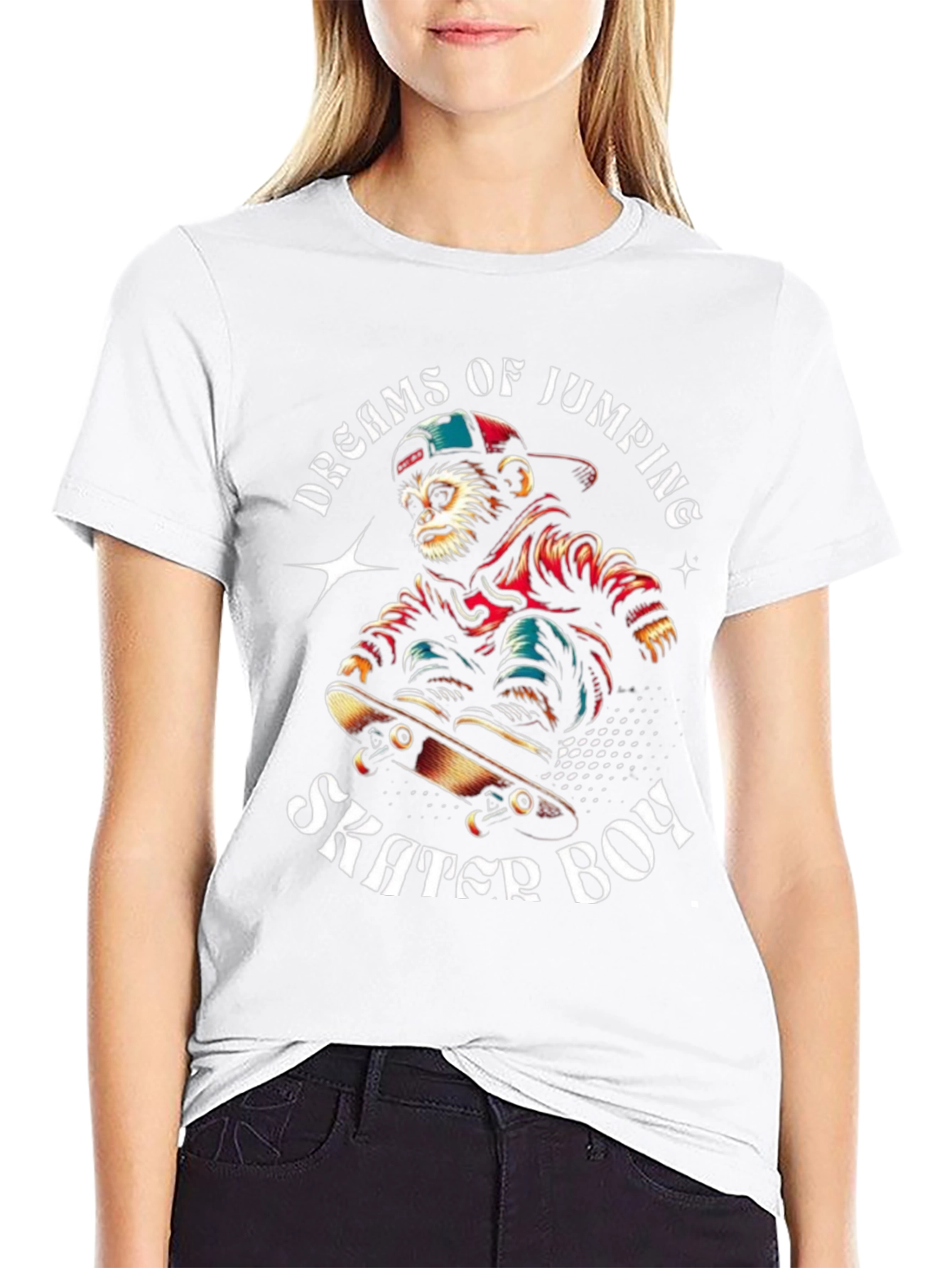 Dreams of Jumping Skater Boy T-Shirt