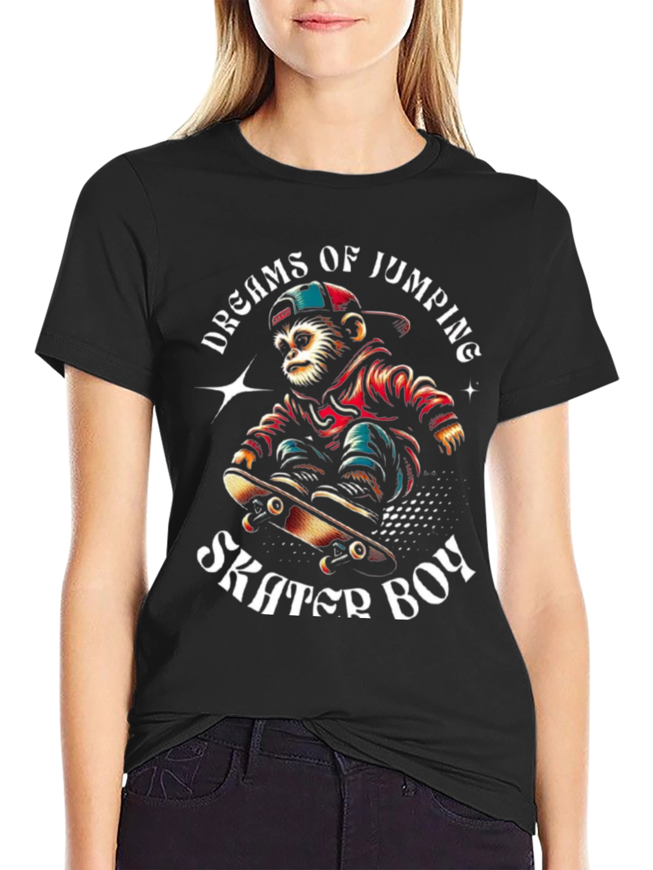 Dreams of Jumping Skater Boy T-Shirt