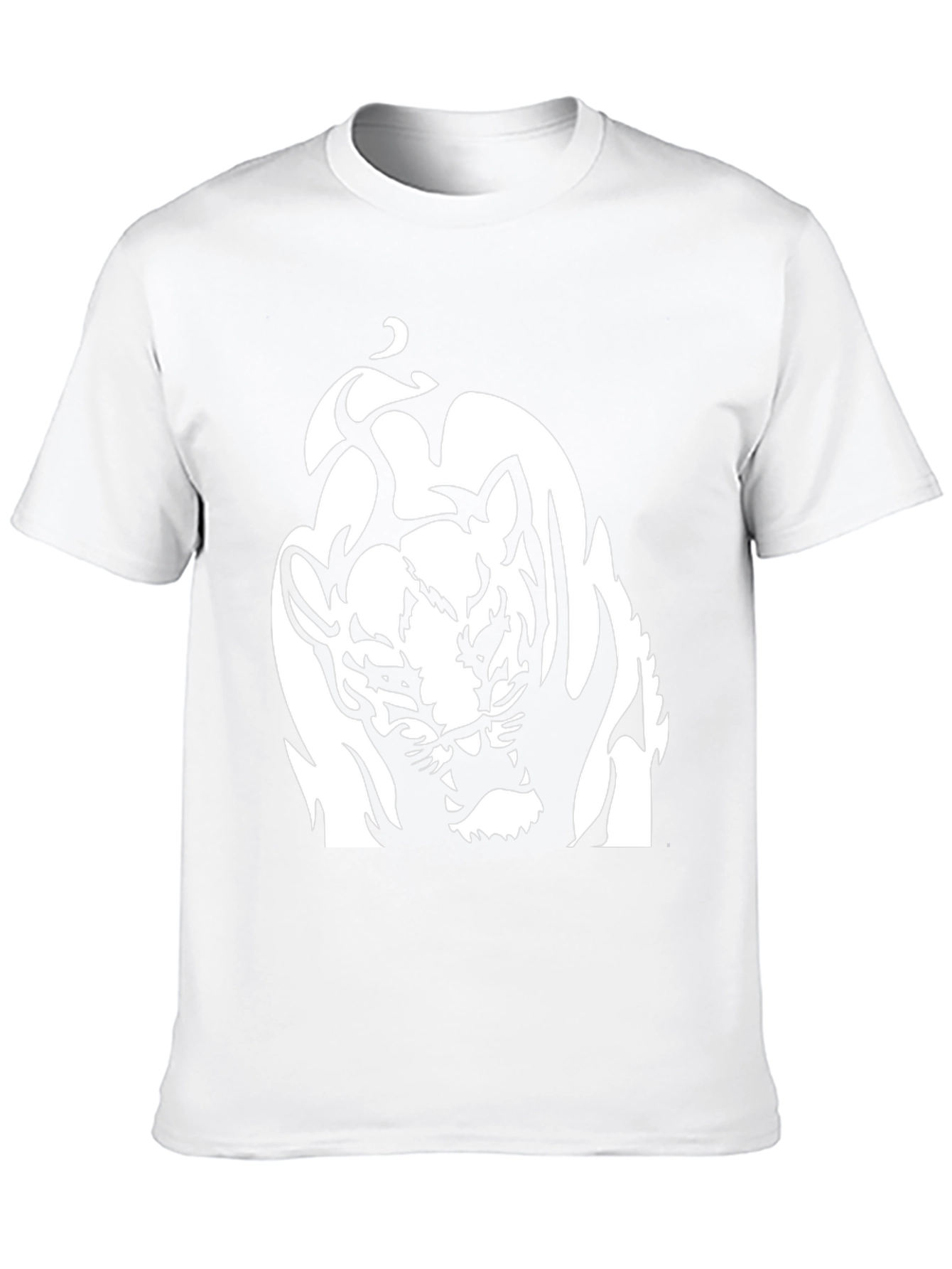 Black Graphic Tee - Roaring Tiger Design