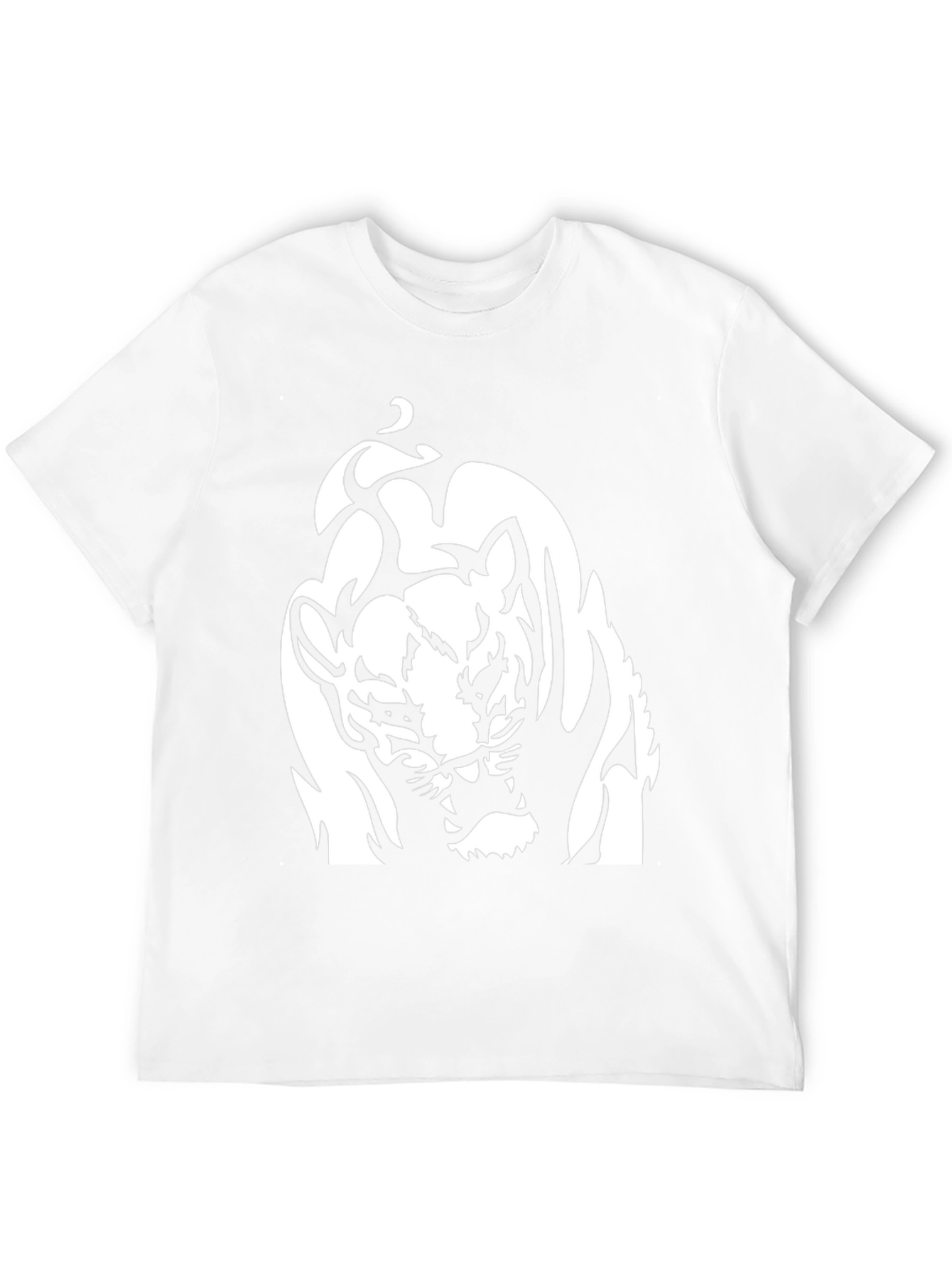 Black Graphic Tee - Roaring Tiger Design