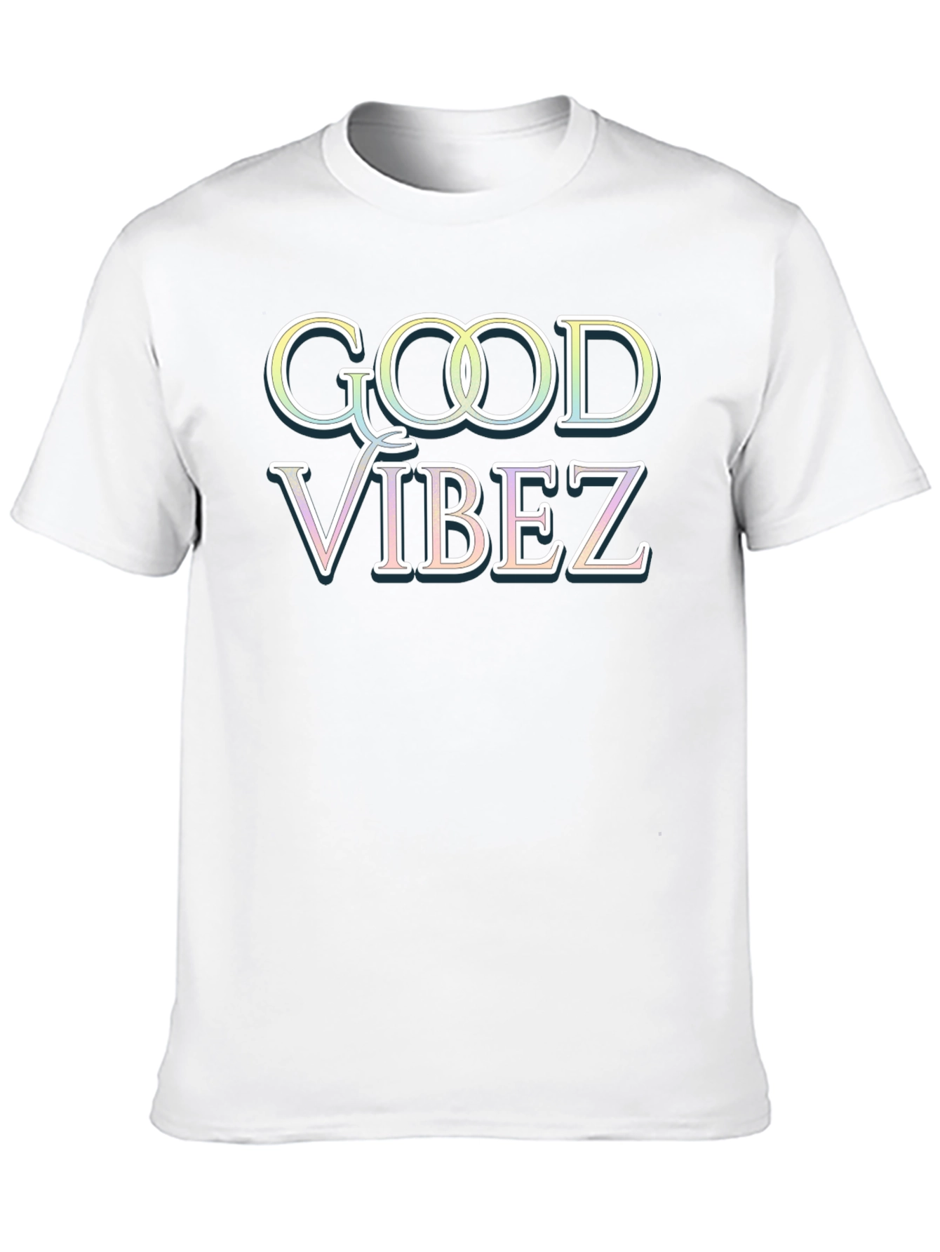 Good Vibez Black T-Shirt - Trendy Graphic Tee