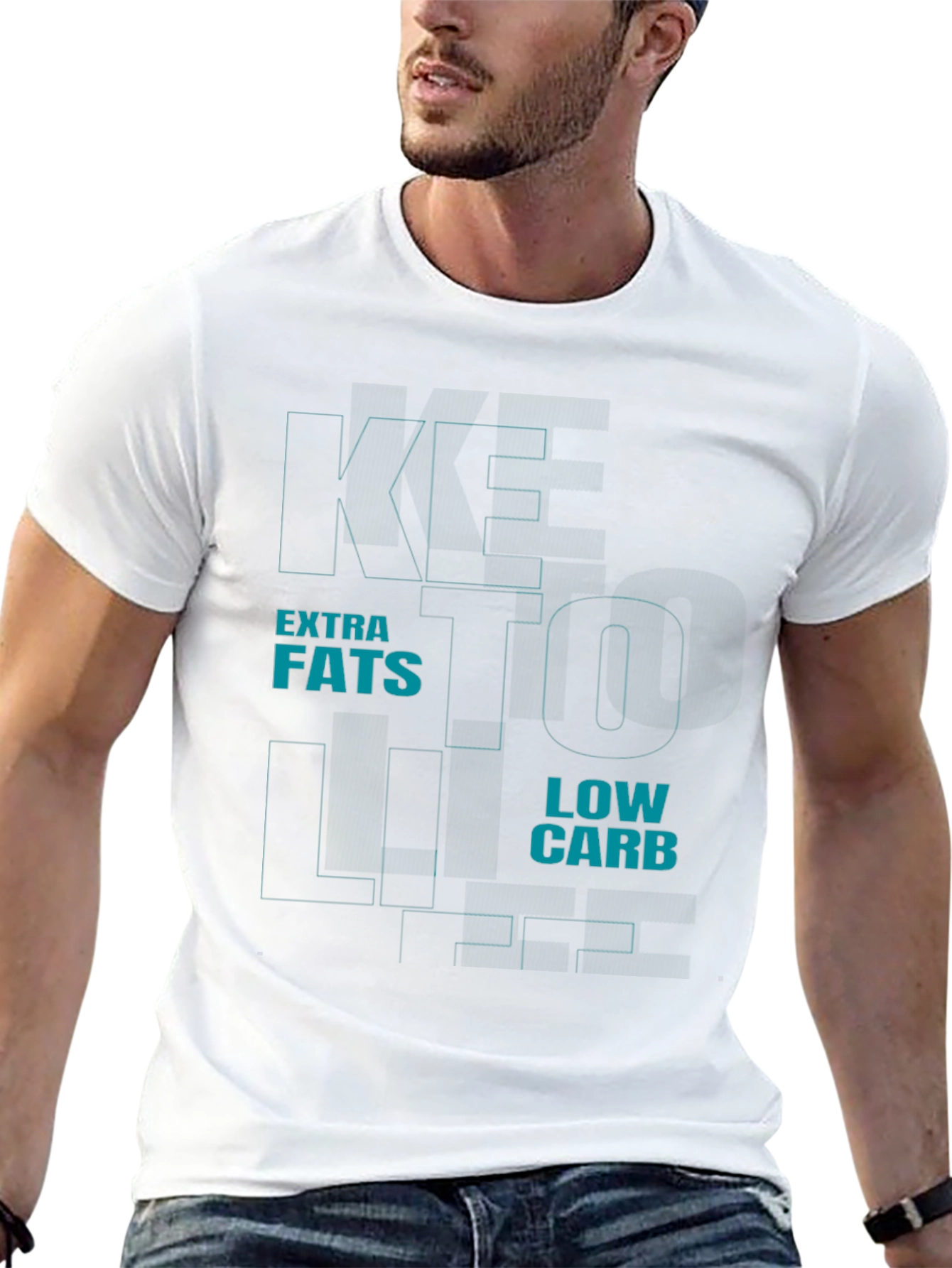 Keto Life T-Shirt - Extra Fats Low Carb