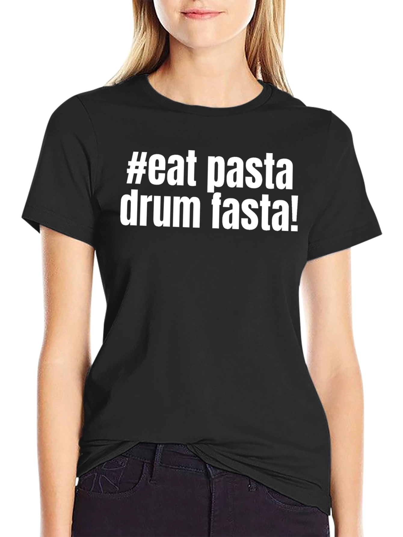 Eat Pasta Drum Fasta Graphic Tee