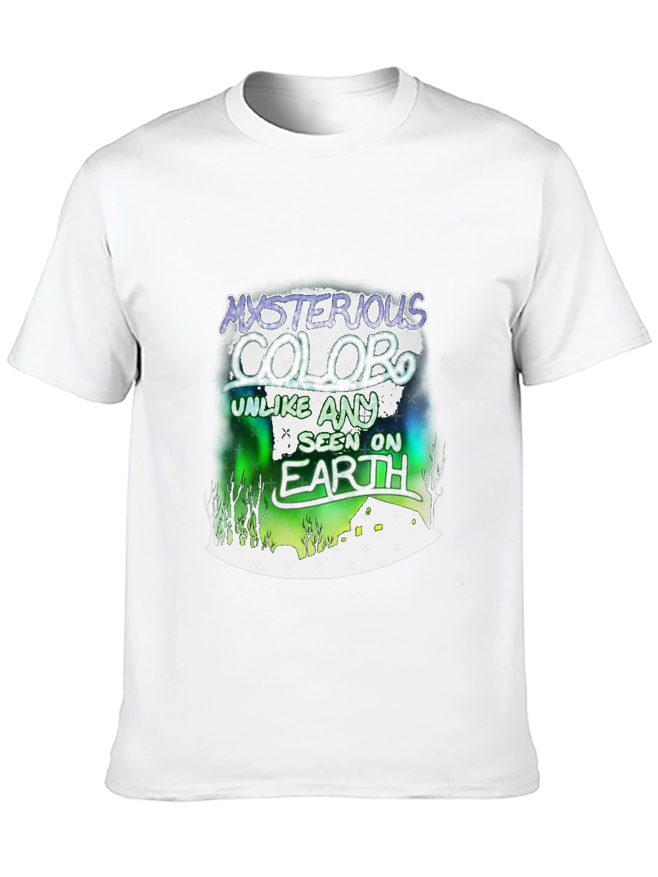 Mysterious Colobo Graphic Print T-Shirt