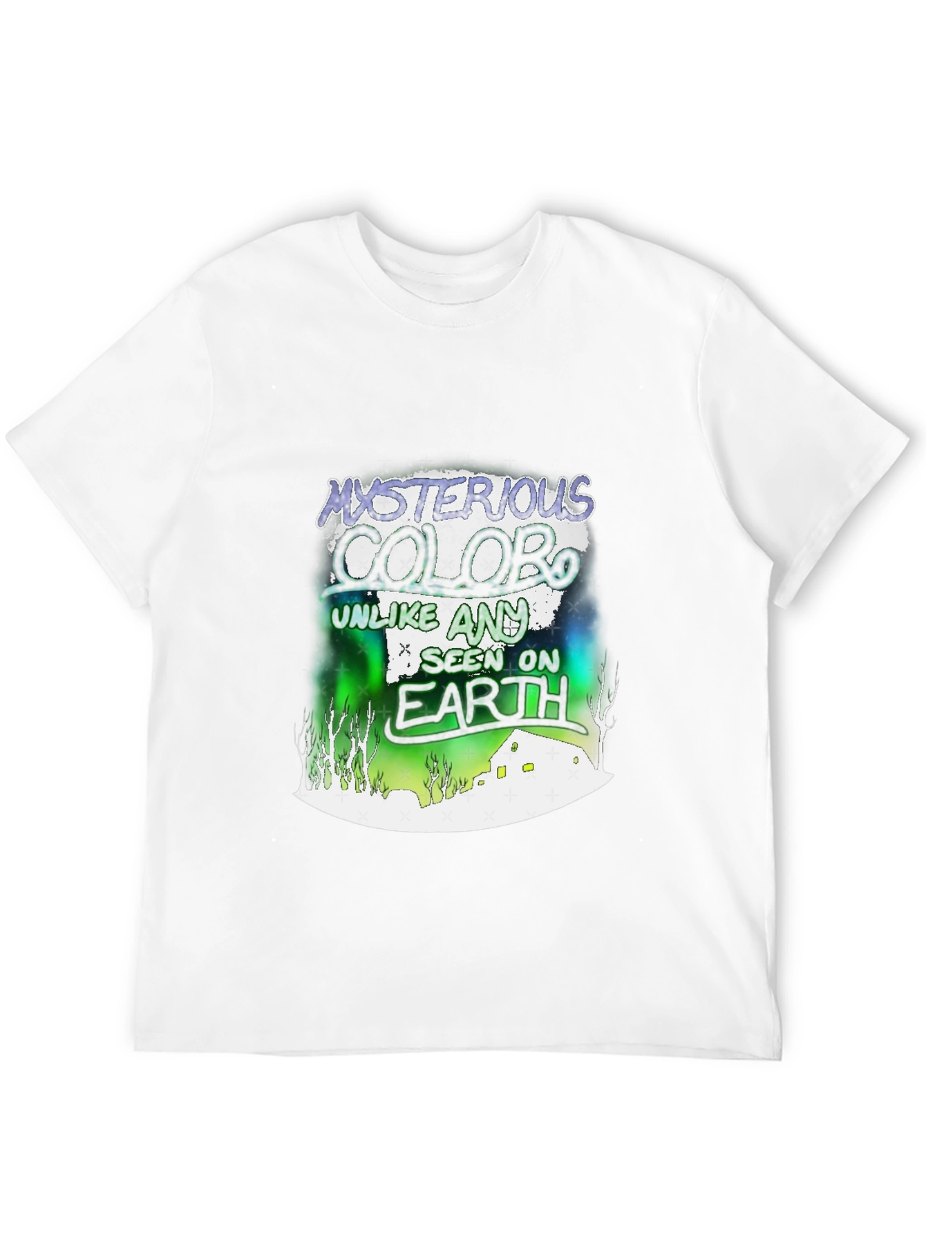 Mysterious Colobo Graphic Print T-Shirt