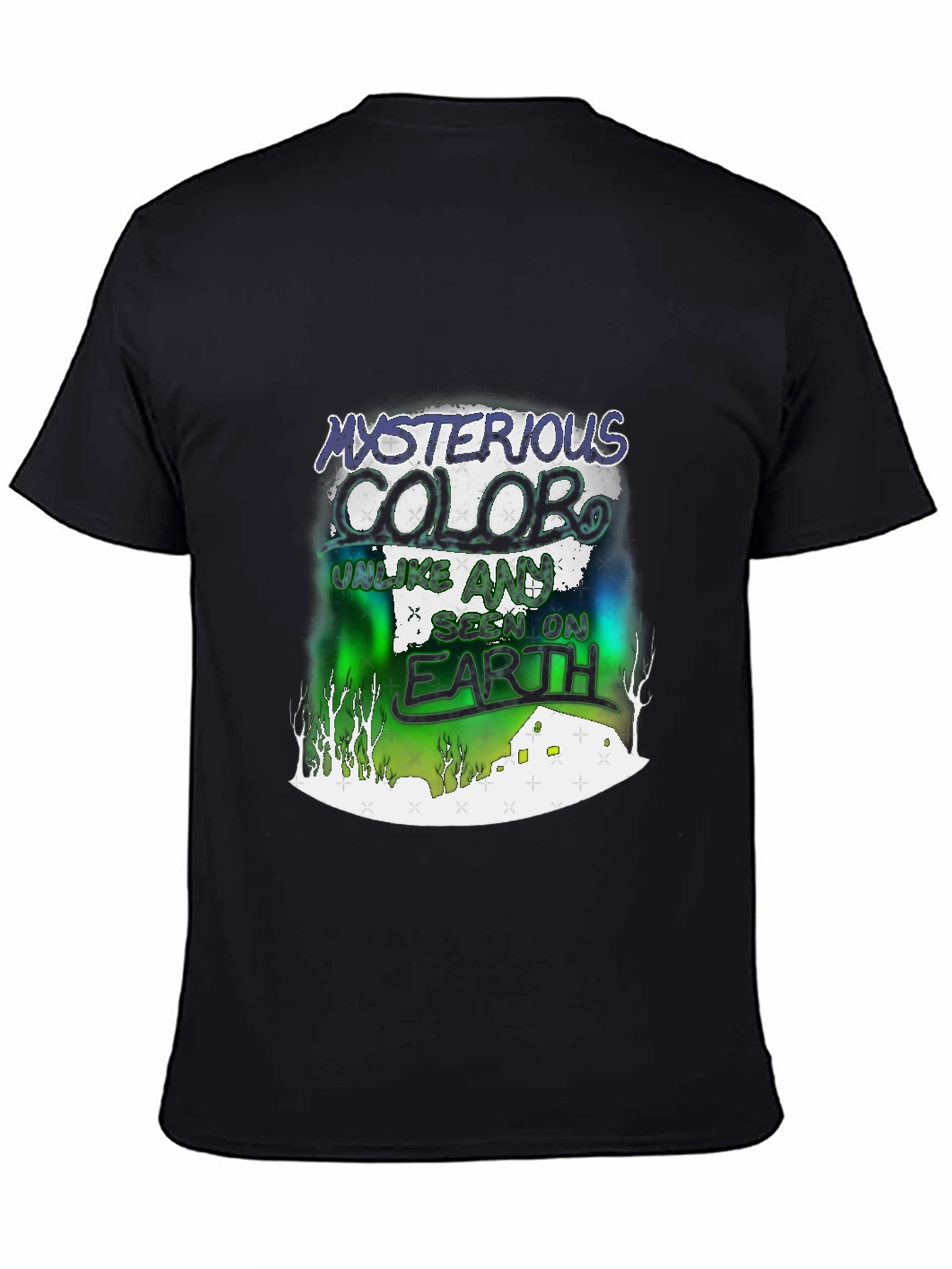 Mysterious Colobo Graphic Print T-Shirt