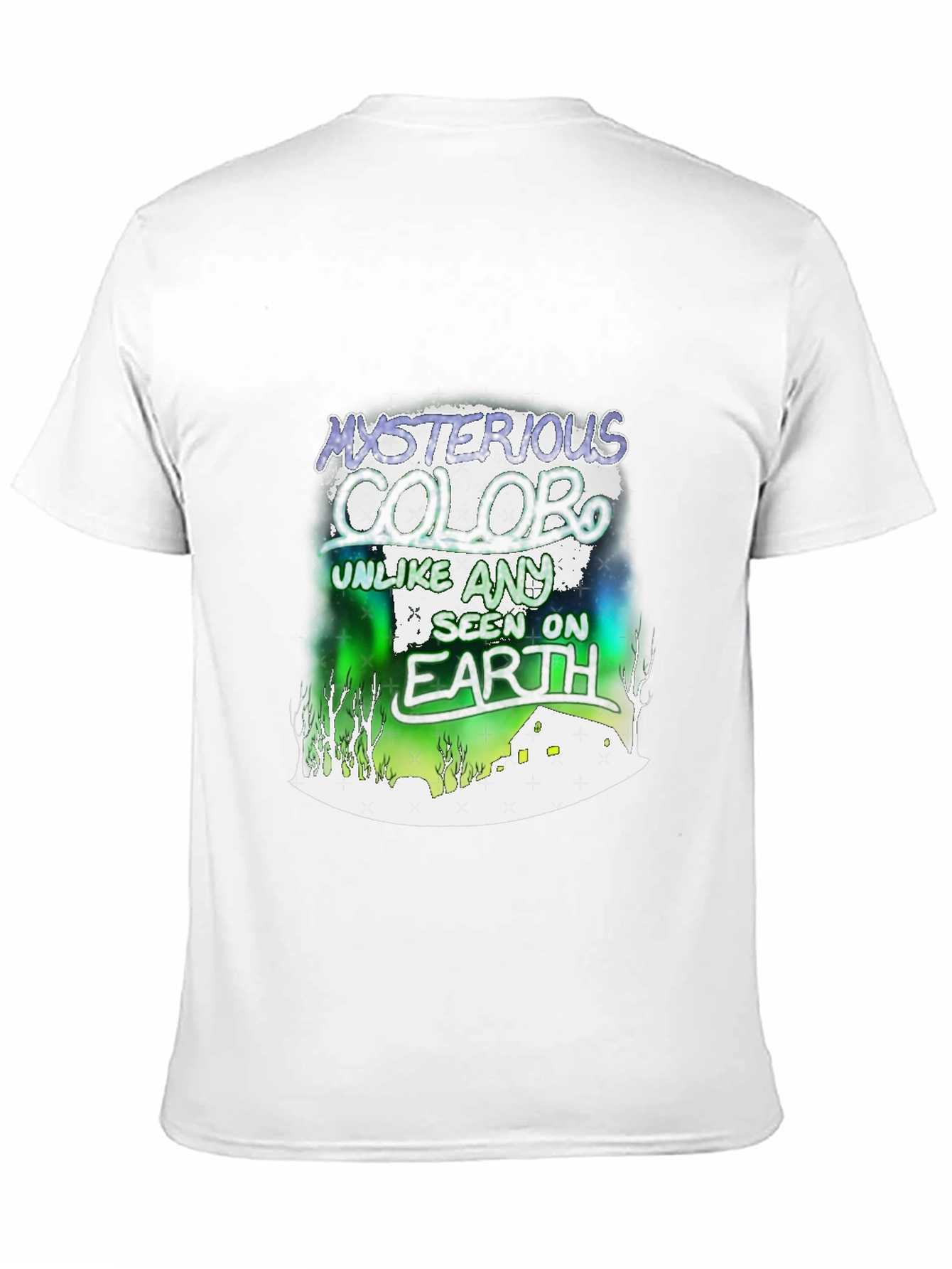 Mysterious Colobo Graphic Print T-Shirt