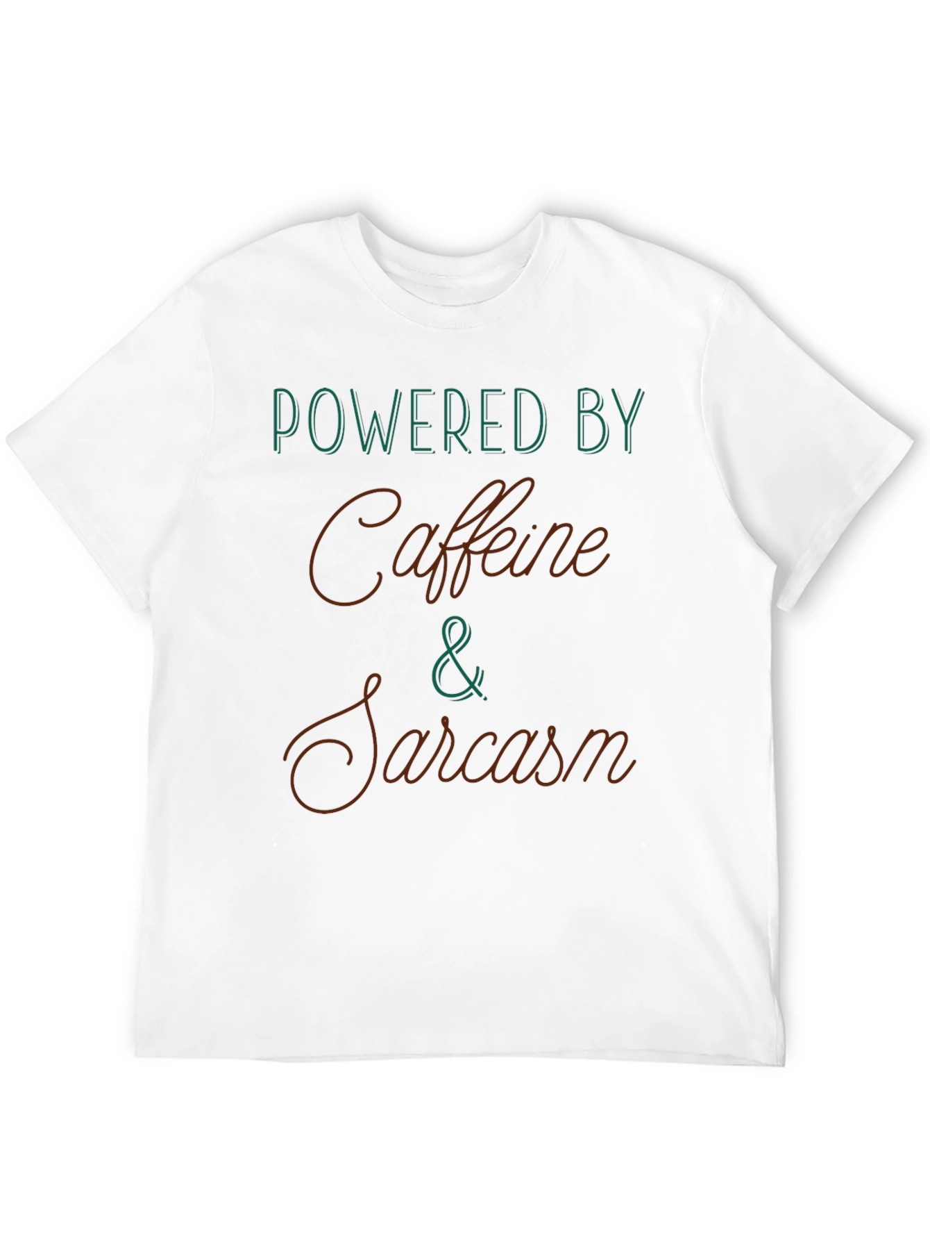 Powered By Caffeine & Sarcasm Graphic Tee