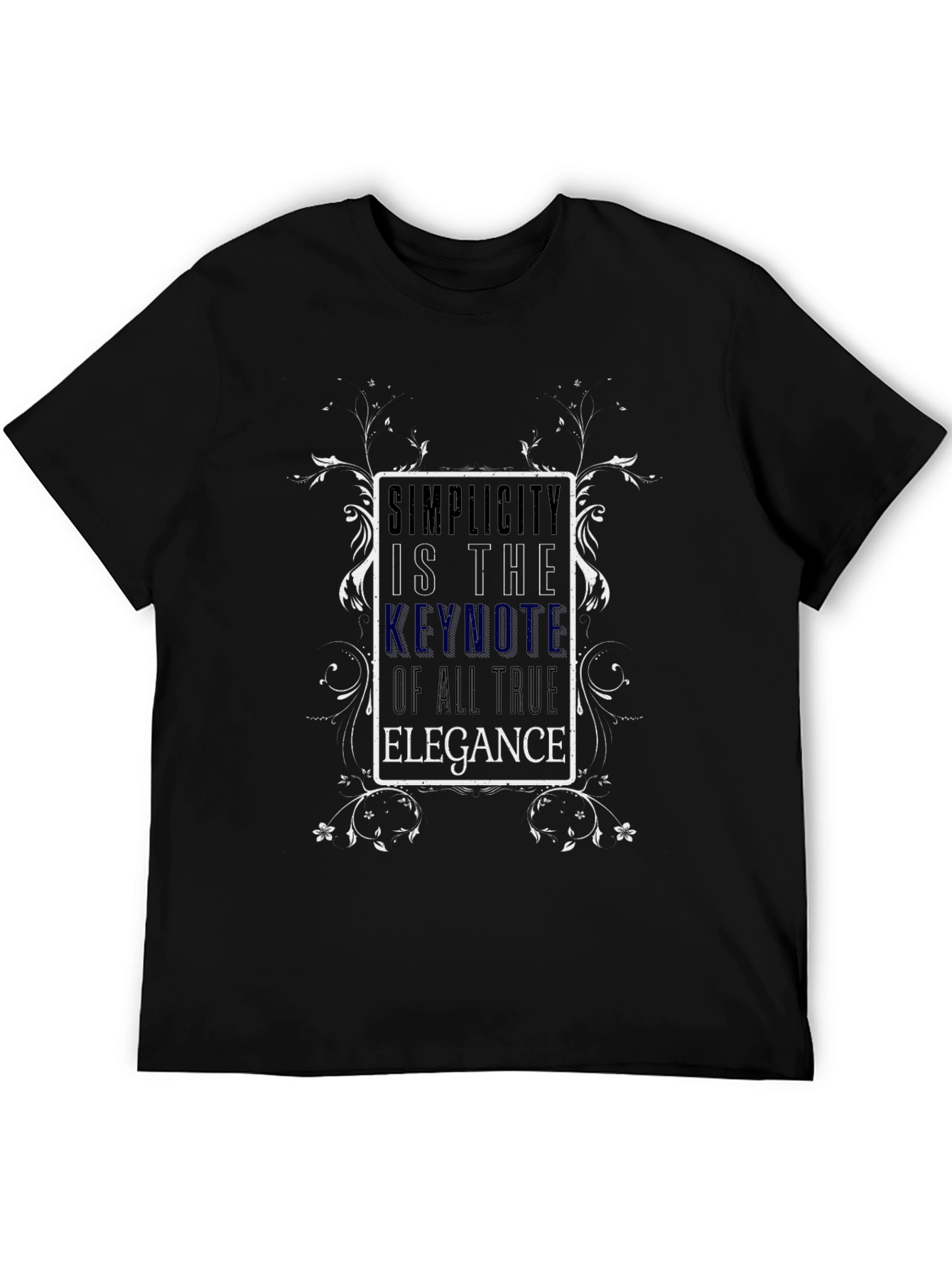 Simplicity Elegance Graphic T-Shirt