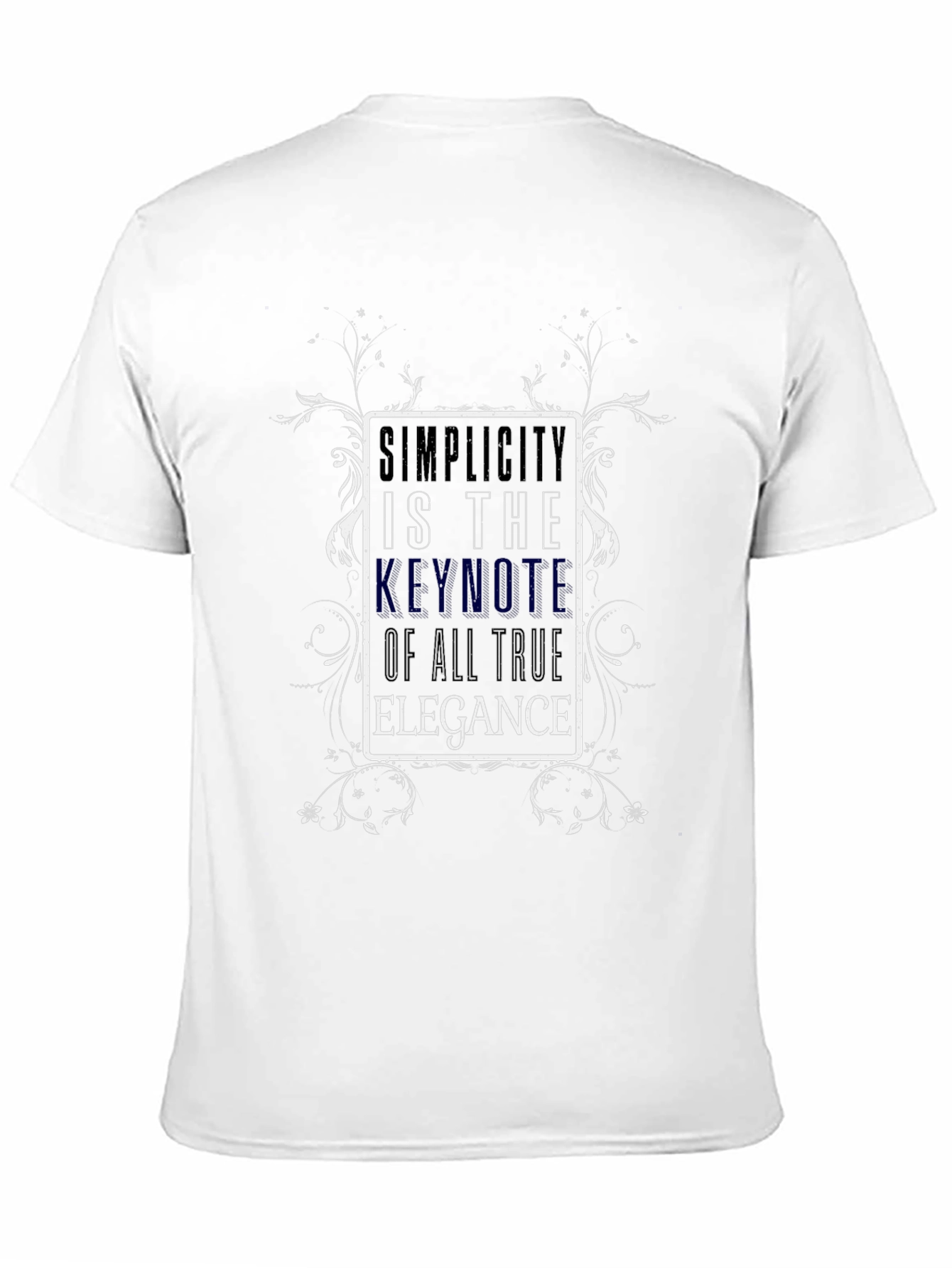 Simplicity Elegance Graphic T-Shirt
