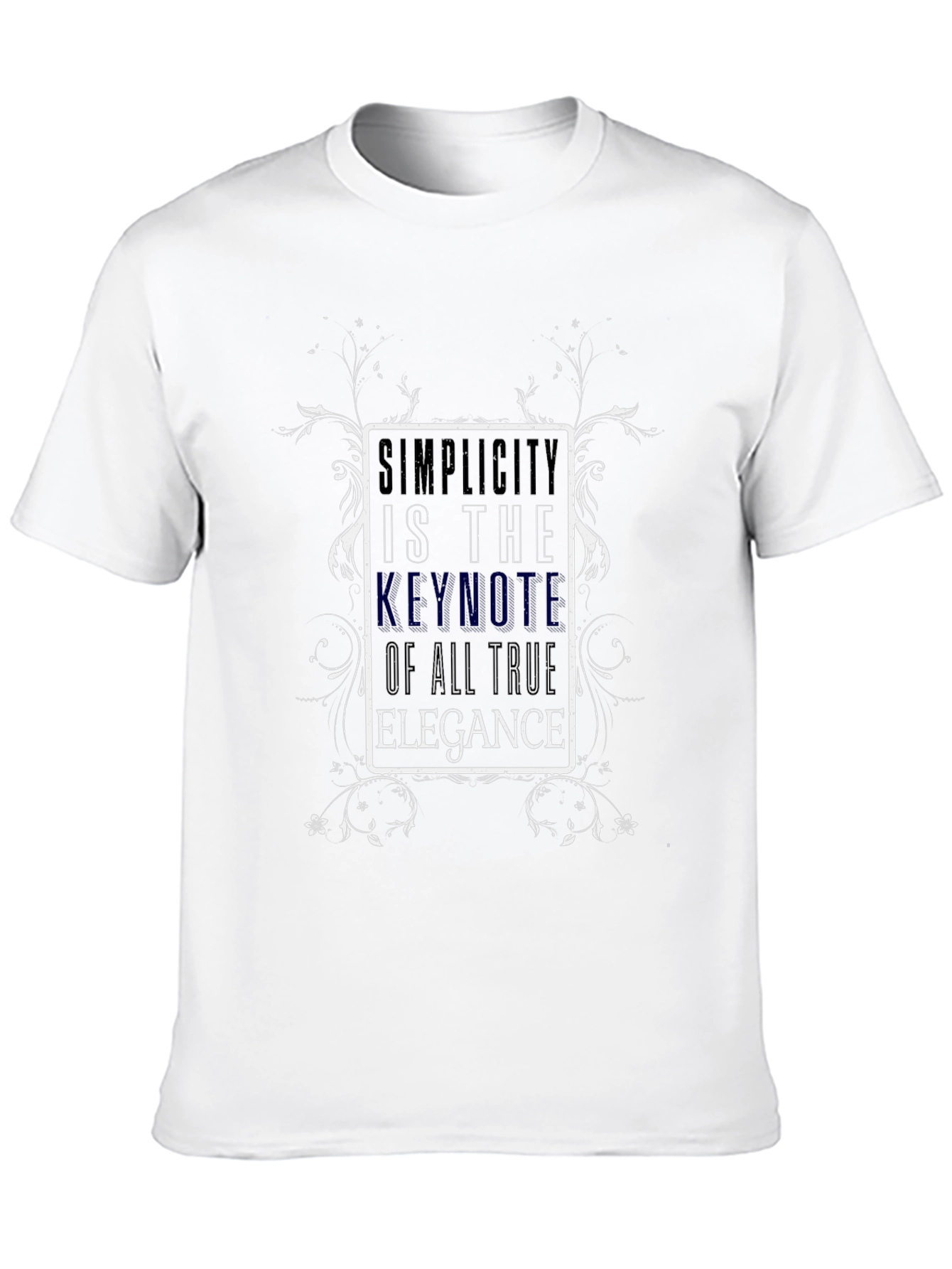 Simplicity Elegance Graphic T-Shirt