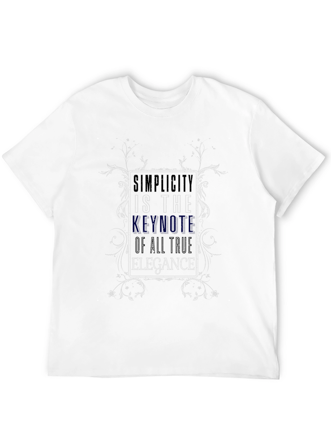 Simplicity Elegance Graphic T-Shirt
