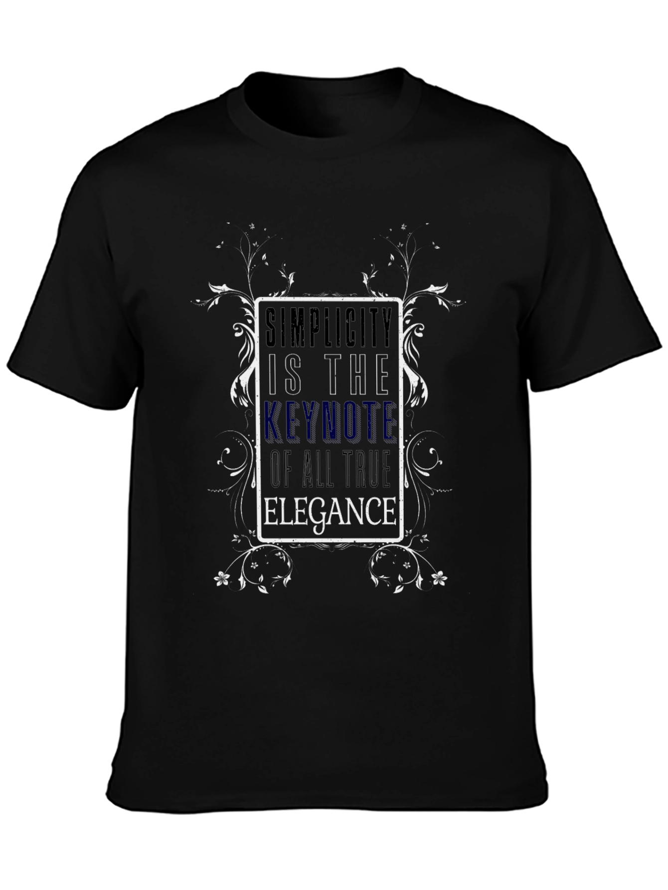 Simplicity Elegance Graphic T-Shirt