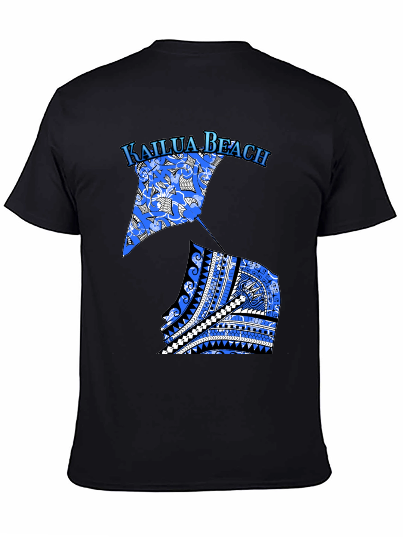 Kailua Beach Graphic Tee - Black