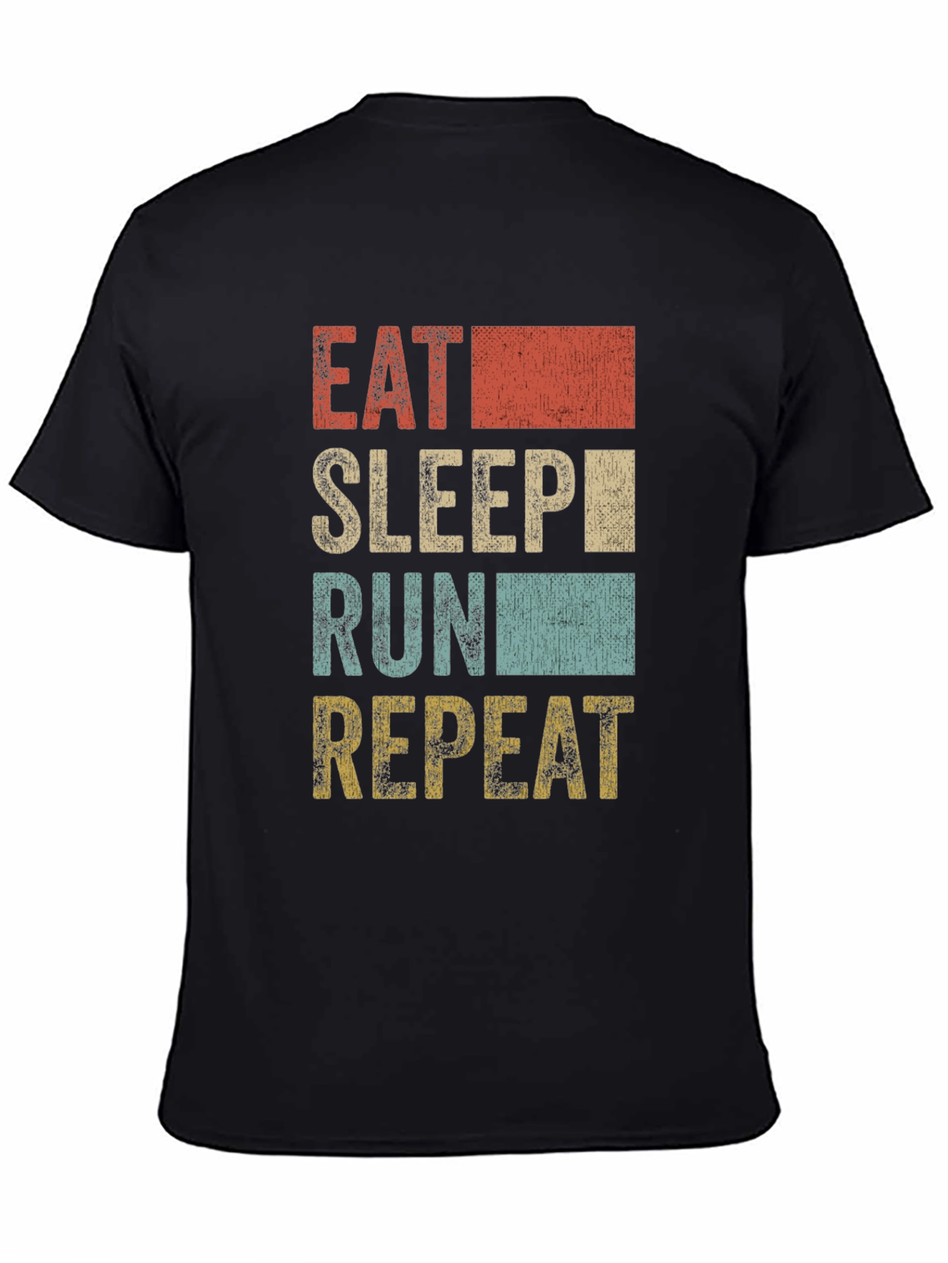 Eat Sleep Run Repeat Graphic T-Shirt