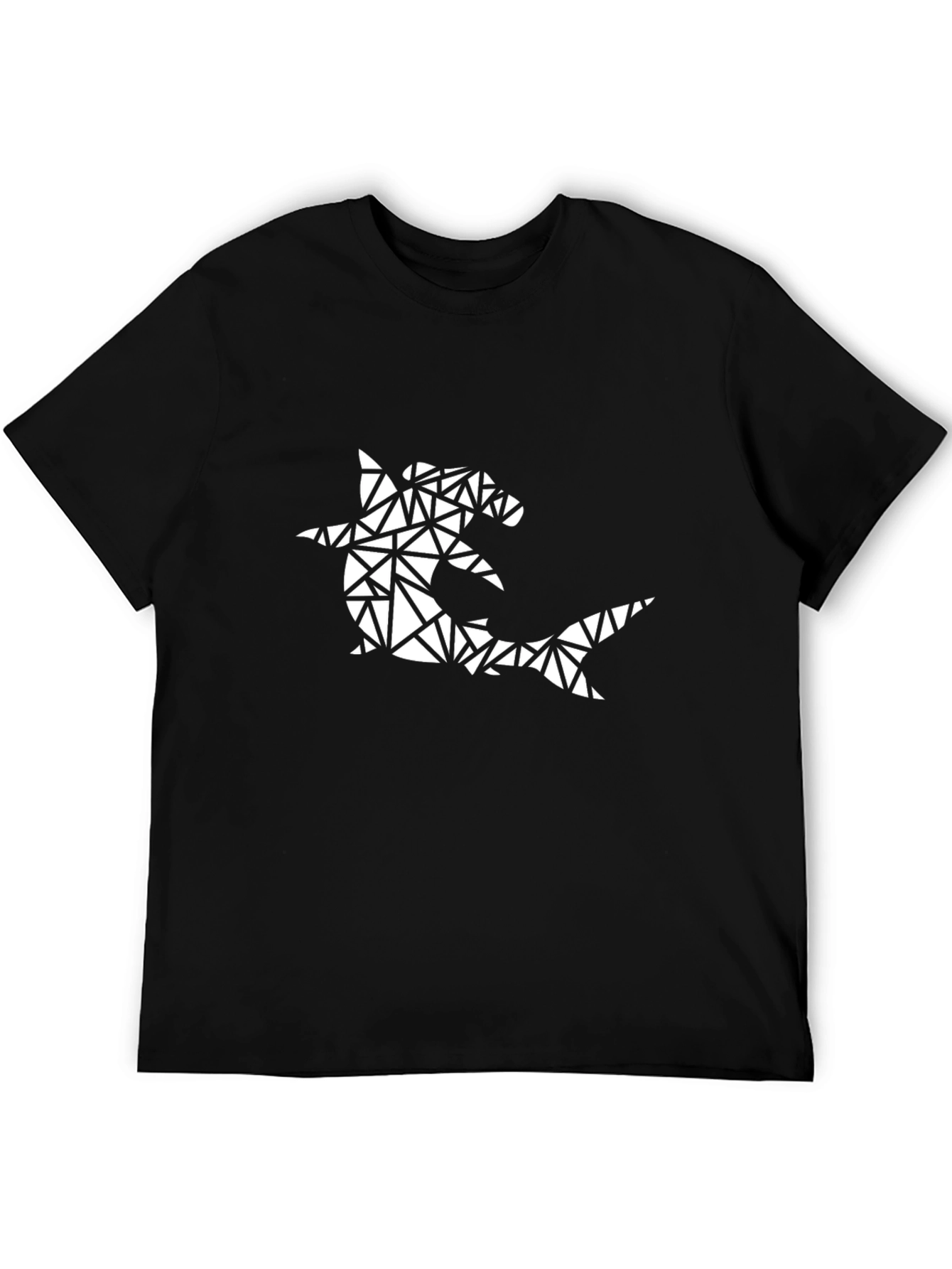 Geometric Hammerhead Shark T-Shirt