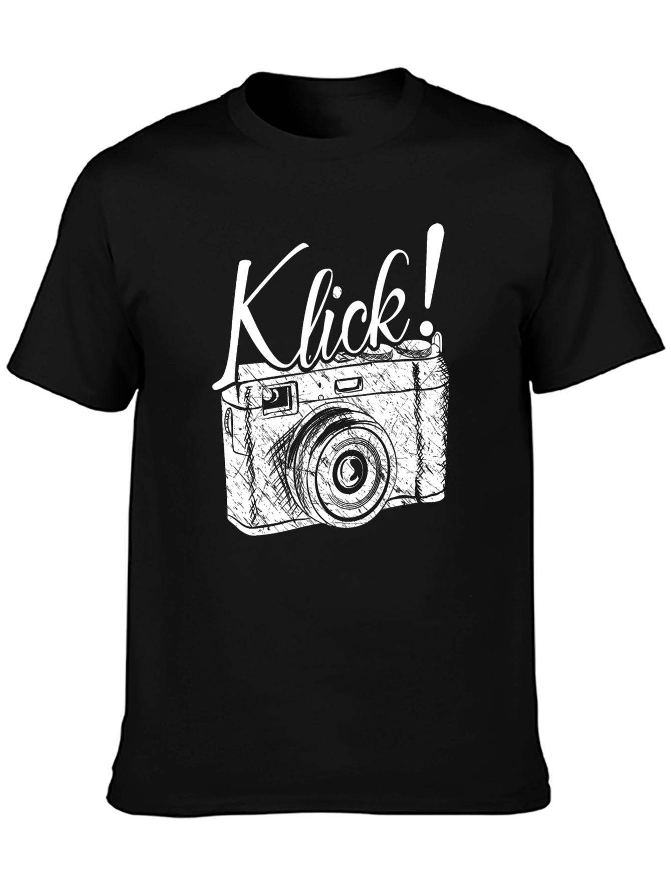 Klick! Camera Graphic T-Shirt - Retro Style